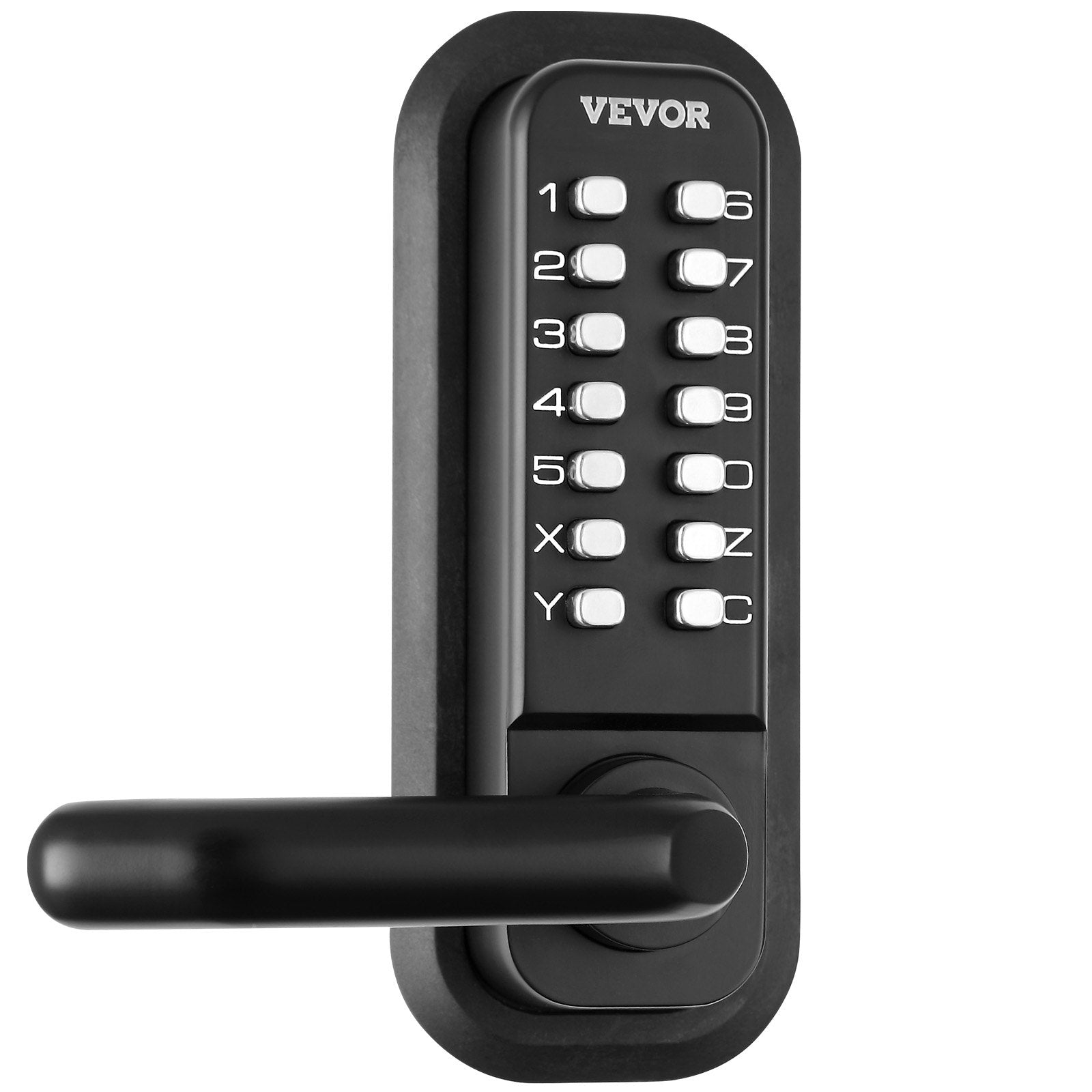 VEVOR Mechanical Keyless Entry Door Lock 14 Digit Keypad and Handle Embedded 11