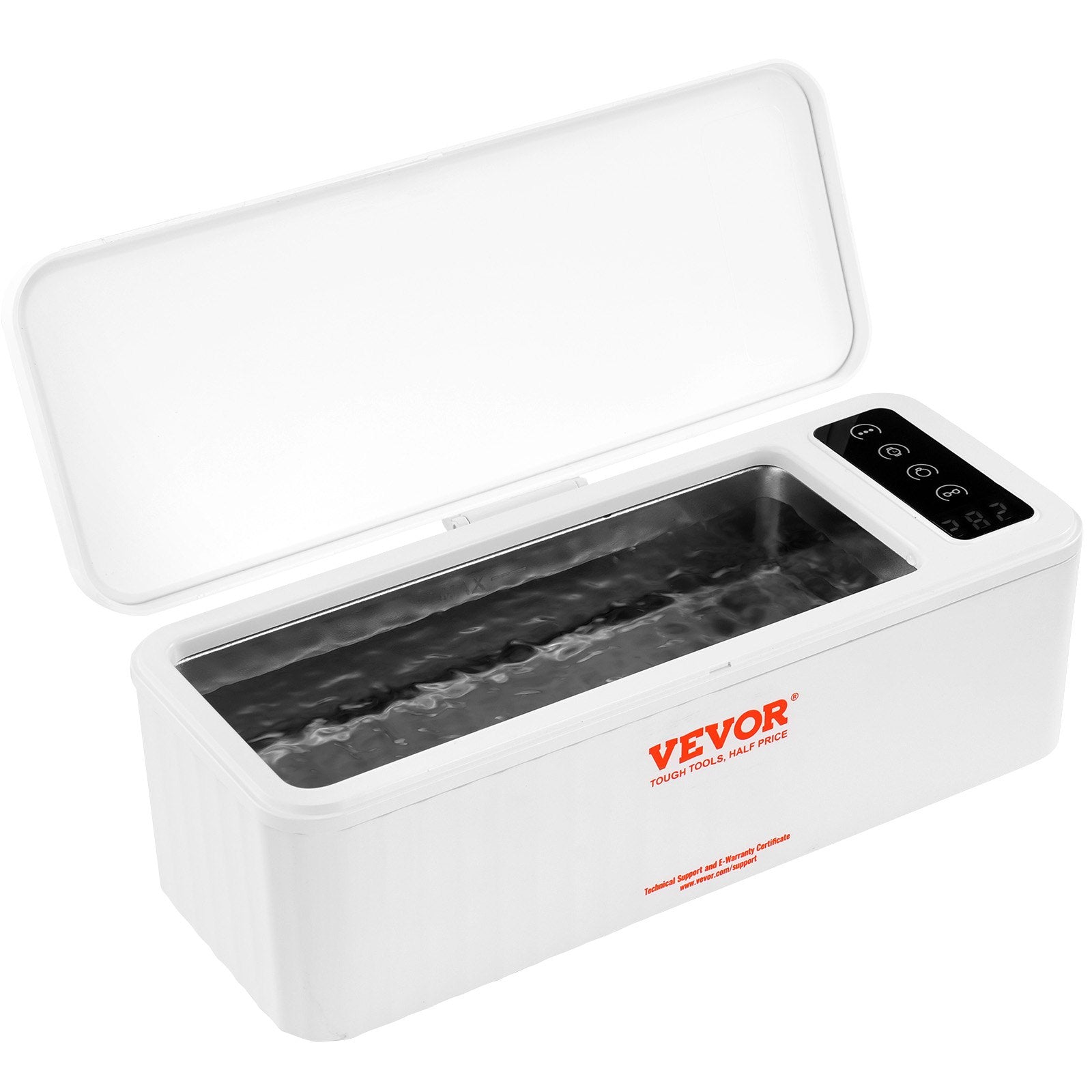 VEVOR Jewelry Cleaner Ultrasonic Machine, Ultrasonic Cleaner Machine 16oz (470ml) with 4 Timer Modes, Portable ultrasonic jewelry cleaner with Cleaning Basket for Eyeglasses, Watches, Dentures, Rings 8