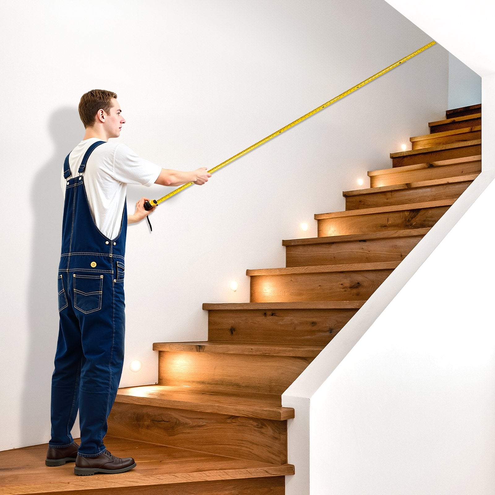 VEVOR Tape Measure 7620mm Retractable Imperial Metric for Decoration 8