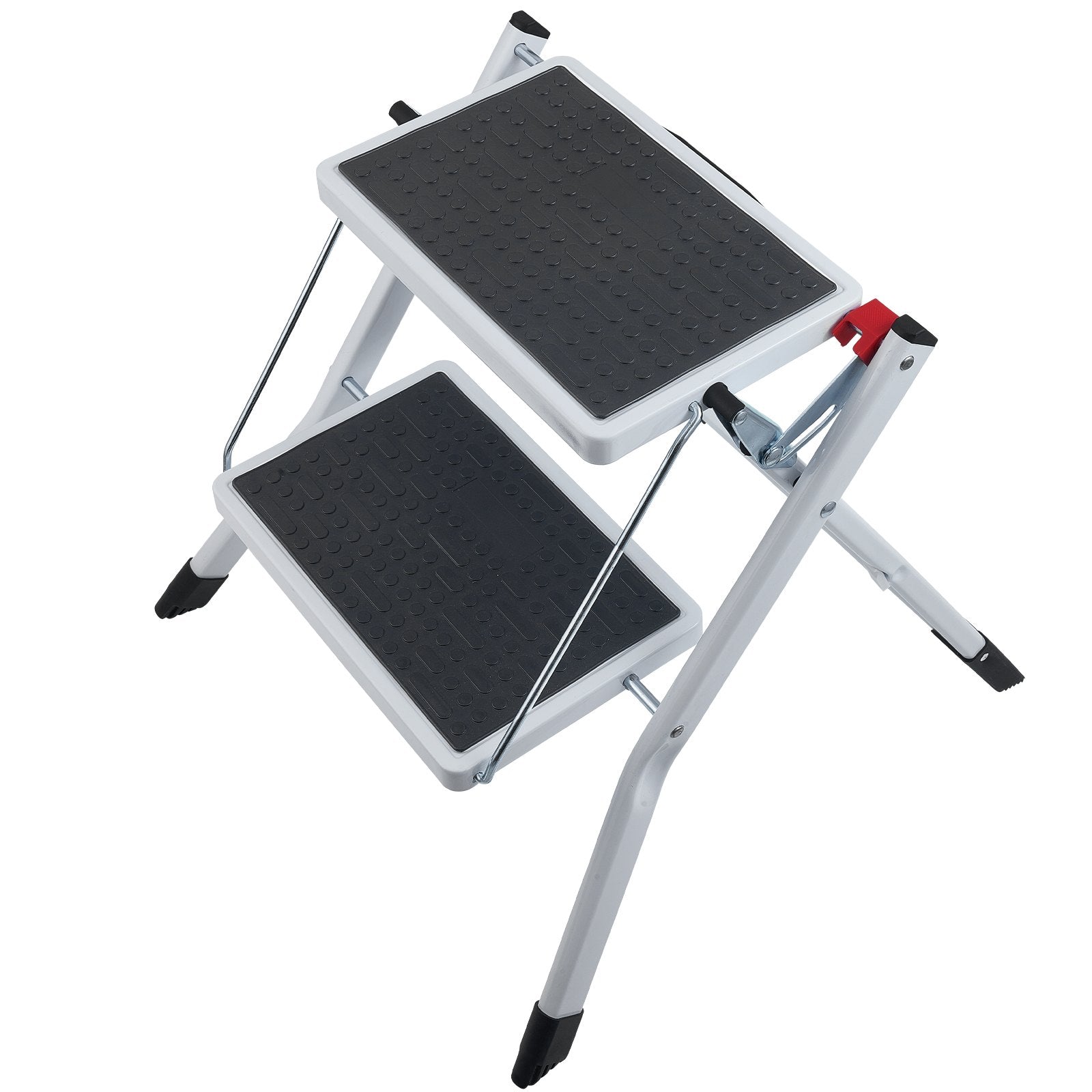 VEVOR Step Ladder 2-Step 150kg Capacity, Ergonomic Folding Steel Step Stool with Wide Anti-Slip Pedal, Sturdy Step Stool for Adults Toddlers, Multi-Use for Household, Kitchen, Office, RVs 11