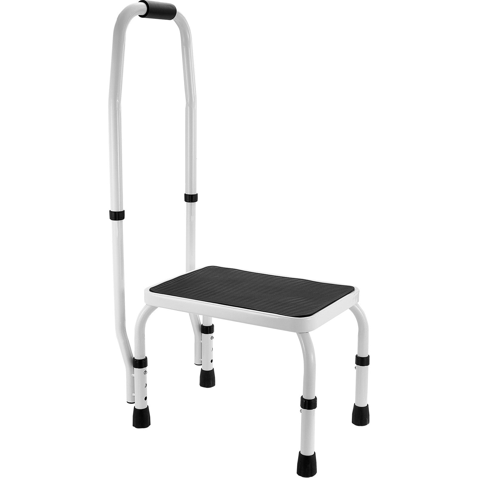 VEVOR Step Stool 1-Step 150KG Capacity, 3 Adjustable Height with Handle Steel Step Ladder, Portable Toddler Step Stools for Adults, Non-Slip Sturdy Step Ladders for Office, RVs, Pets 9