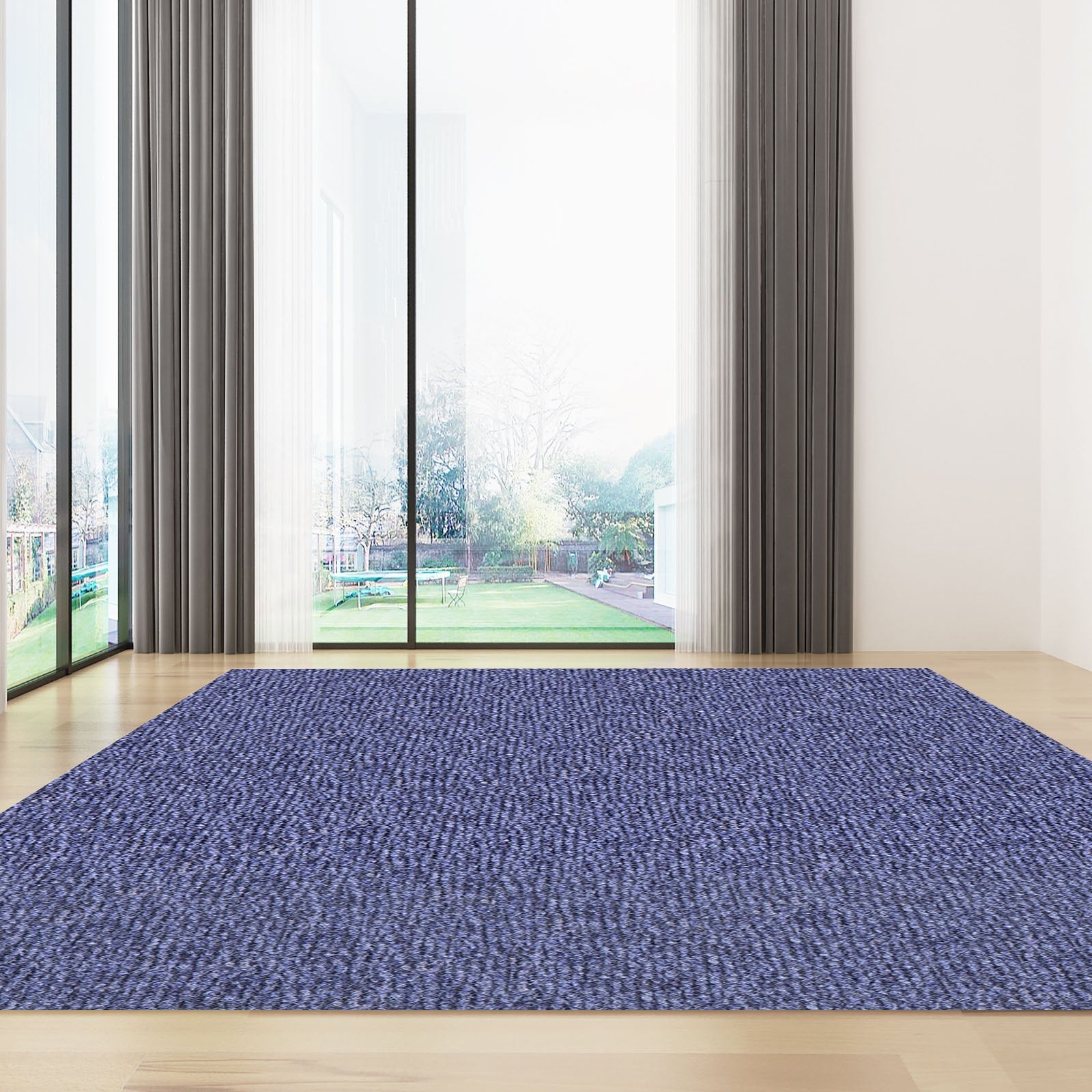 VEVOR Deep Blue Marine Carpet 6 ft x 36 ft Marine Carpeting Marine Grade Carpet for Boats with Waterproof Back Outdoor Rug for Patio Porch Deck Garage Outdoor Area Rug Runner Non-Slide Porch Rug 8
