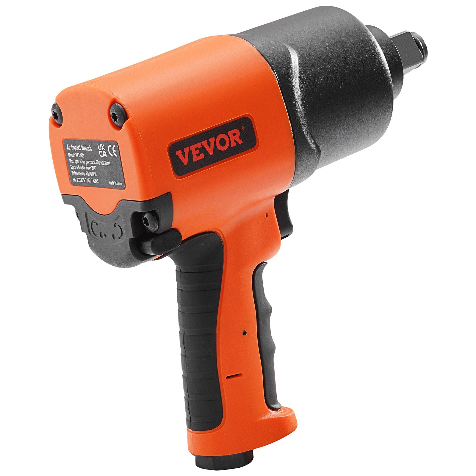 VEVOR Air Impact Wrench, 3/4-Inch Drive Air Impact Gun, Up to 1870ft-lbs Nut-busting Torque, Composite Pneumatic Impact Wrench for Auto_epairs_nd_aintenance Heavy Duty 9