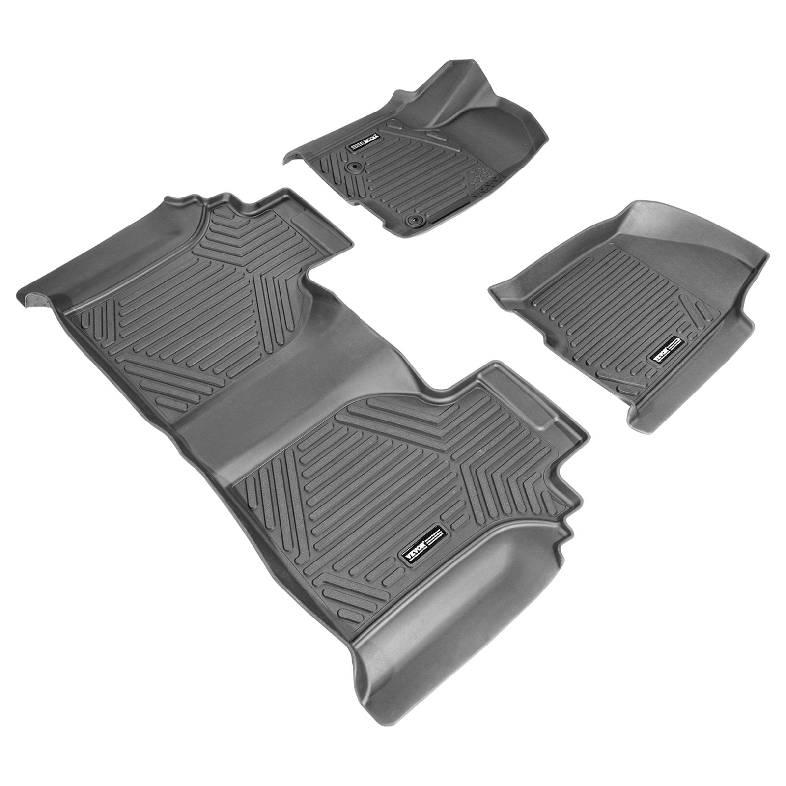 VEVOR Automotive Floor Mats Fits for Chevrolet Silverado/GMC Sierra 1500 3 pcs 11