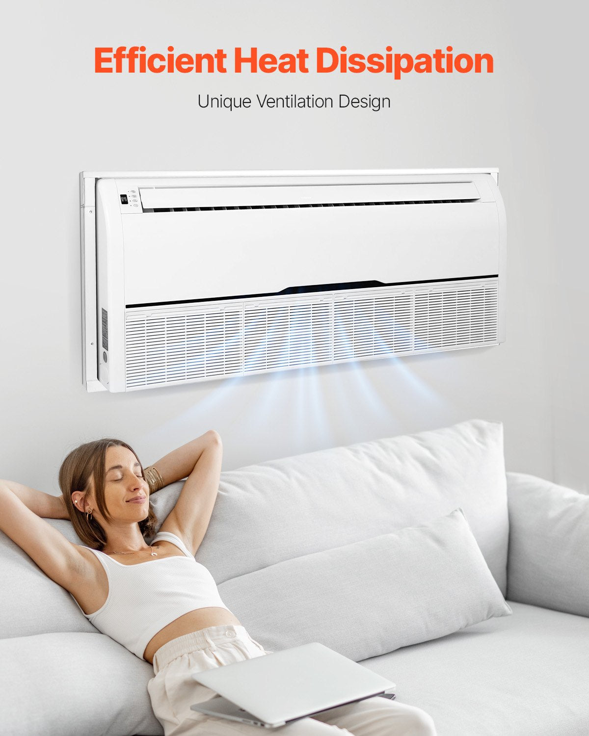 VEVOR Air Conditioner Wall Sleeve 42 in Universal Through the Wall AC Sleeve 6