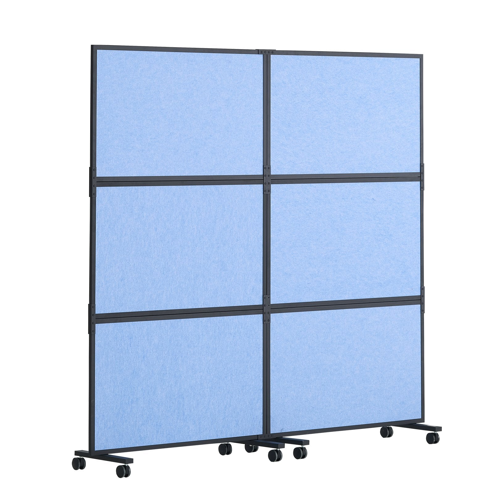 VEVOR Acoustic Room Divider Partition Panel Privacy Screen 2 Pack Indigo Blue 9