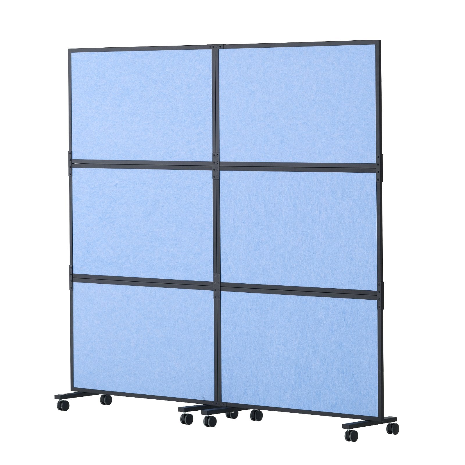 VEVOR Acoustic Room Divider Partition Panel Privacy Screen 2 Pack Indigo Blue 11