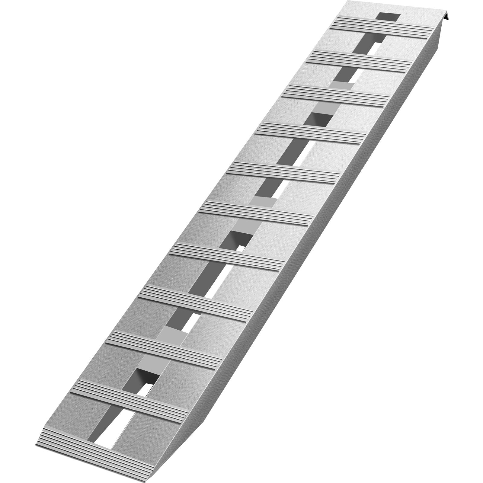 VEVOR 60' X 12' X 2.5'Aluminum Trailer Ramps 6000LBS Total Beavertail Hook End 1 Pair 2 Ramps 9