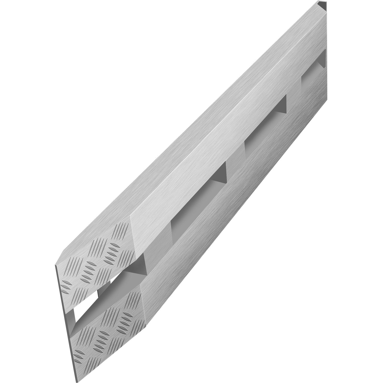 VEVOR 60' X 12' X 2.5'Aluminum Trailer Ramps 6000LBS Total Beavertail Hook End 1 Pair 2 Ramps 11