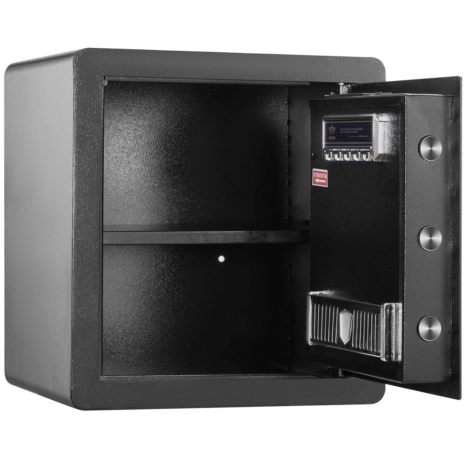 VEVOR Safe 1.8 Cubic Feet Home Safe Steel for Cash Gold 15.75x13x16.9 inch 10