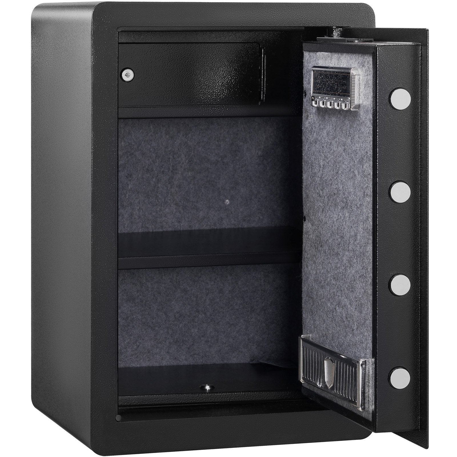 VEVOR Safe 2.2 Cubic Feet Home Safe Steel for Cash Gold 15.75x13x23.6 inch 10