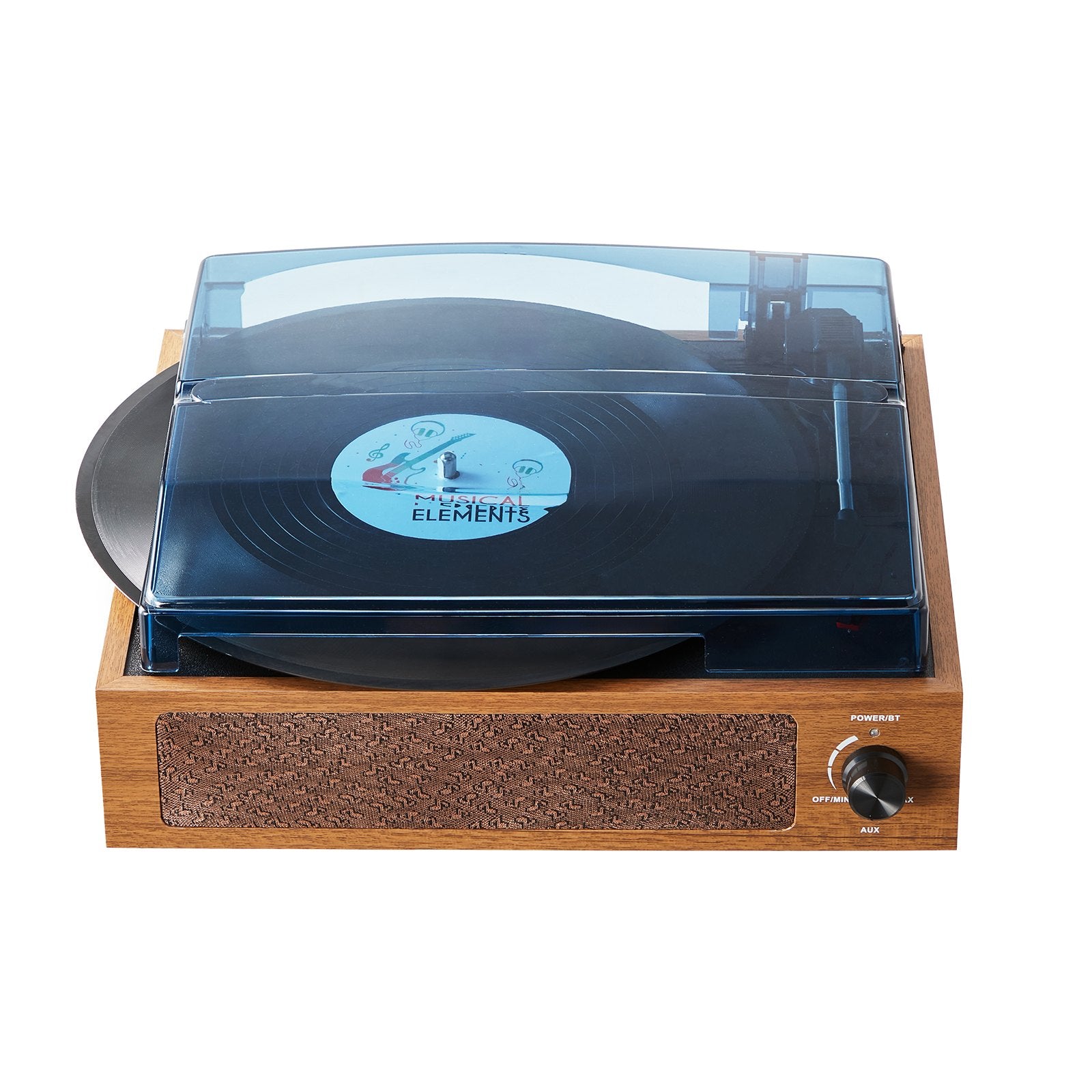 VEVOR Bluetooth Vinyl Record Player 3-Speed Belt Driven Turntable 3W Speakers 11