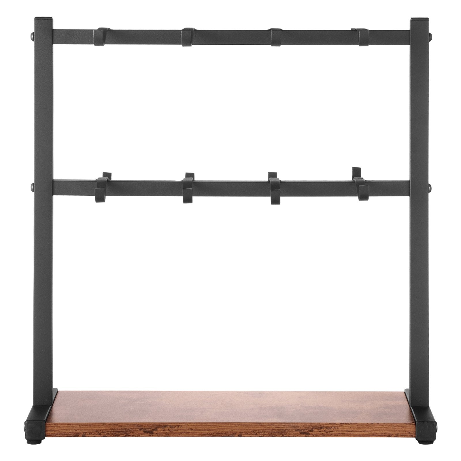 VEVOR Coffee Mug Holder for Countertop 16 Hooks Cup Rack with Wood Storage Base 10