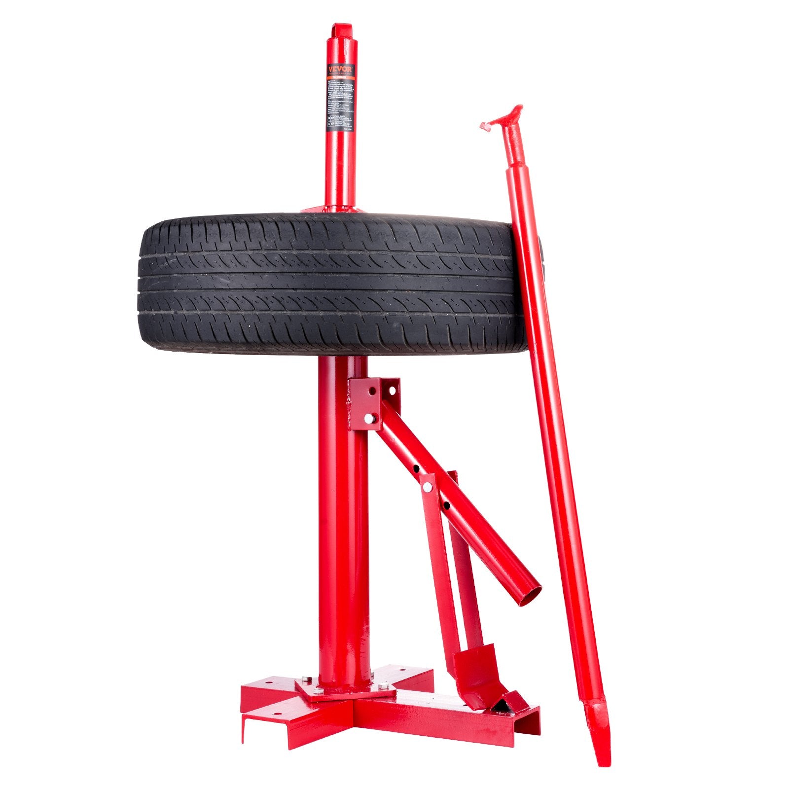 VEVOR Manual Tire Changer, Portable Hand Bead Breaker Mounting Tool for 203 - 406 mm Tires, Compatible with Car Truck Trailer, Tire Mounting Machine for Home Garage Small Auto Shop 9