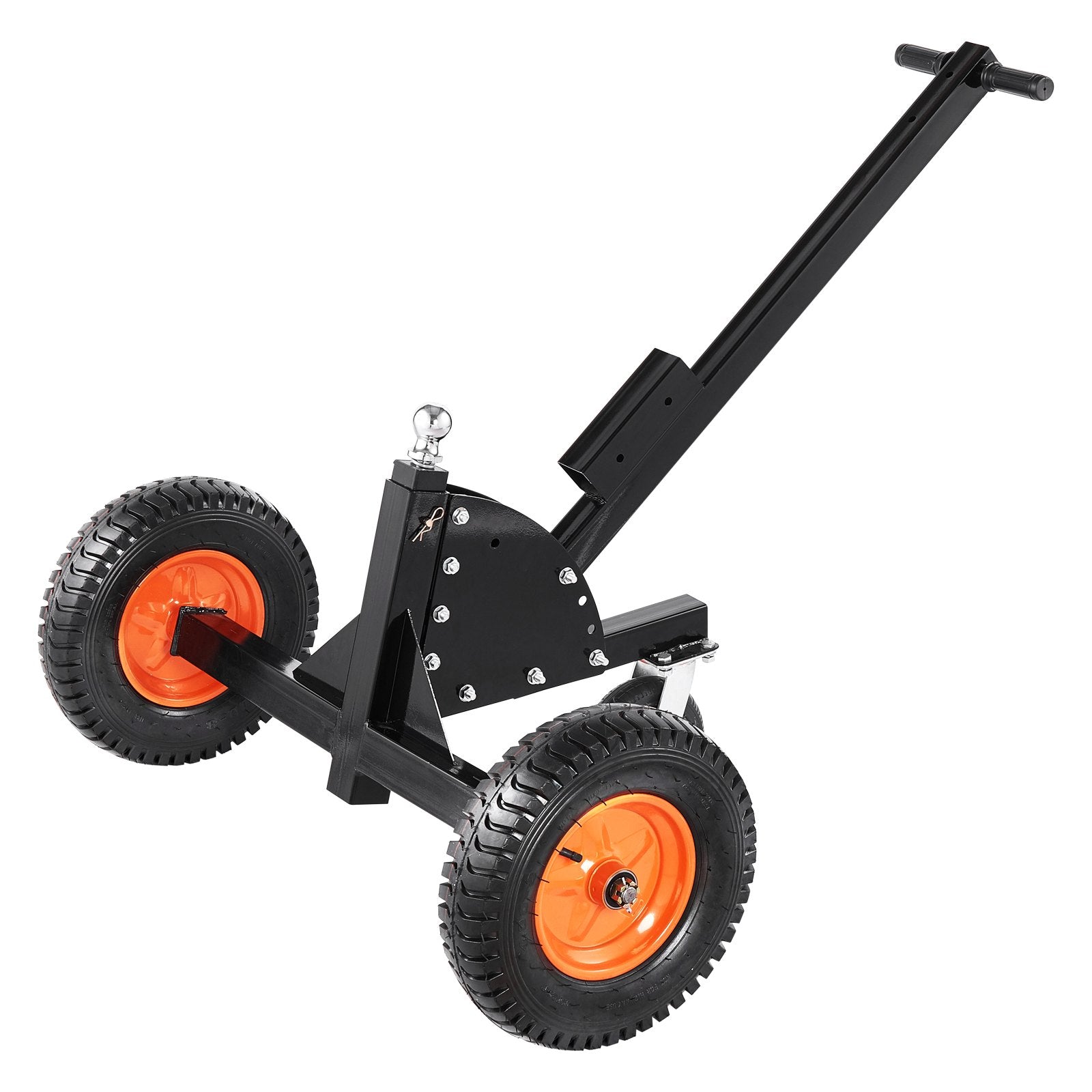 VEVOR Trailer Dolly, 1500lbs Tongue Weight Capacity, 2 in 1 Trailer Mover with 2 in Ball, 16 in Pneumatic Tires and Universal Wheel, Portable Tow Dolly for Moving Car RV Trailer 9