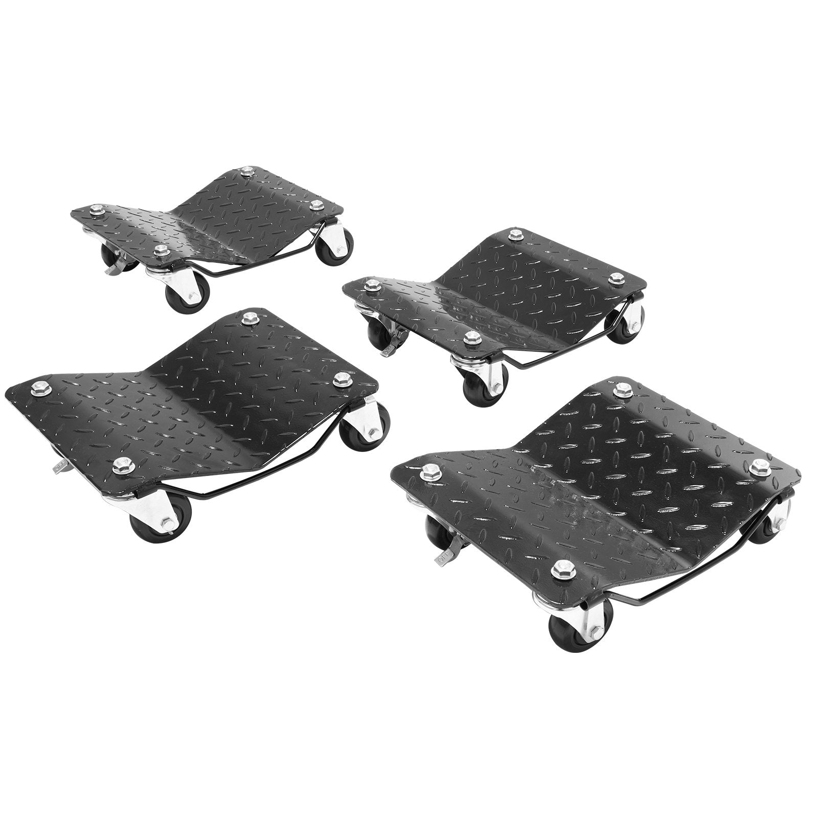 VEVOR Car Dolly Wheel Tire Dolly 4 PCS Heavy Duty Skate Auto Repair Dolly 6000LB 9