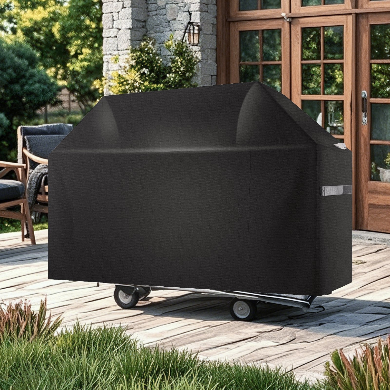 VEVOR 65 inch Grill Cover Heavy Duty BBQ Gas Grill Cover Outdoor Waterproof 8