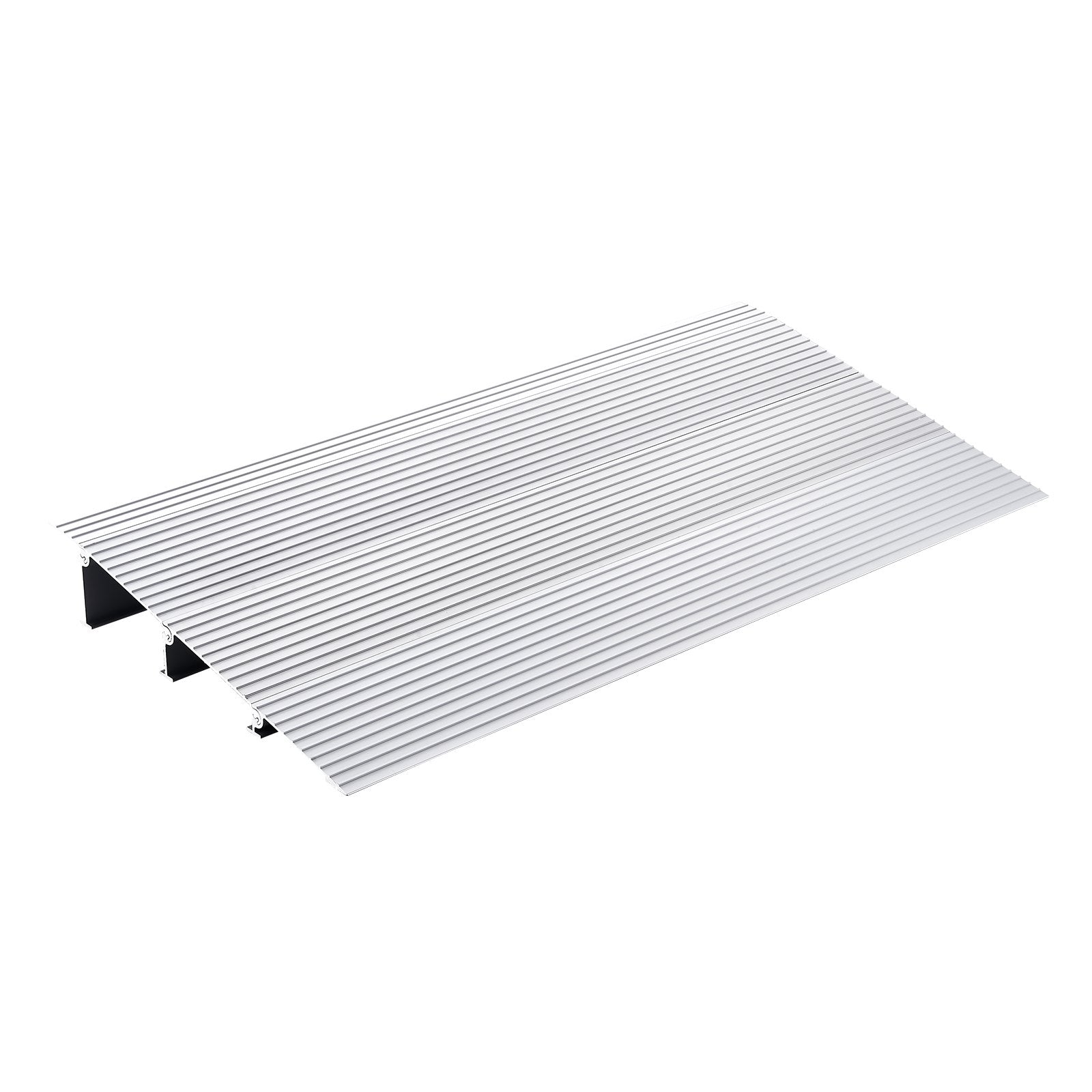 VEVOR Door Threshold Ramp, 3" Rise, 800 lbs Load Capacity, Door Ramp for Wheelchairs, Aluminum Threshold Ramp for Doorways, Adjustable Modular Threshold Ramp for Wheelchairs, Scooters, Power Chairs 11