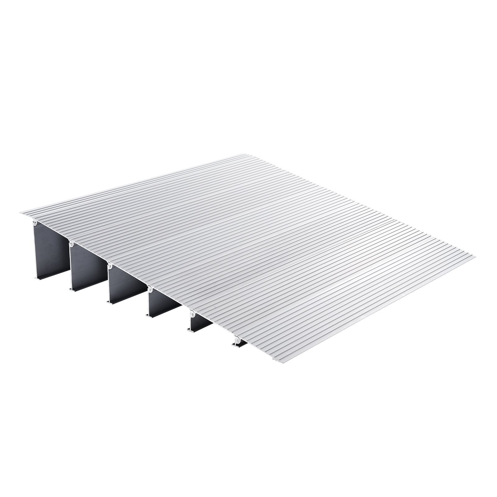 VEVOR Door Threshold Ramp, 6" Rise, 800 lbs Load Capacity, Door Ramp for Wheelchairs, Aluminum Threshold Ramp for Doorways, Adjustable Modular Threshold Ramp for Wheelchairs, Scooters, Power Chairs 11