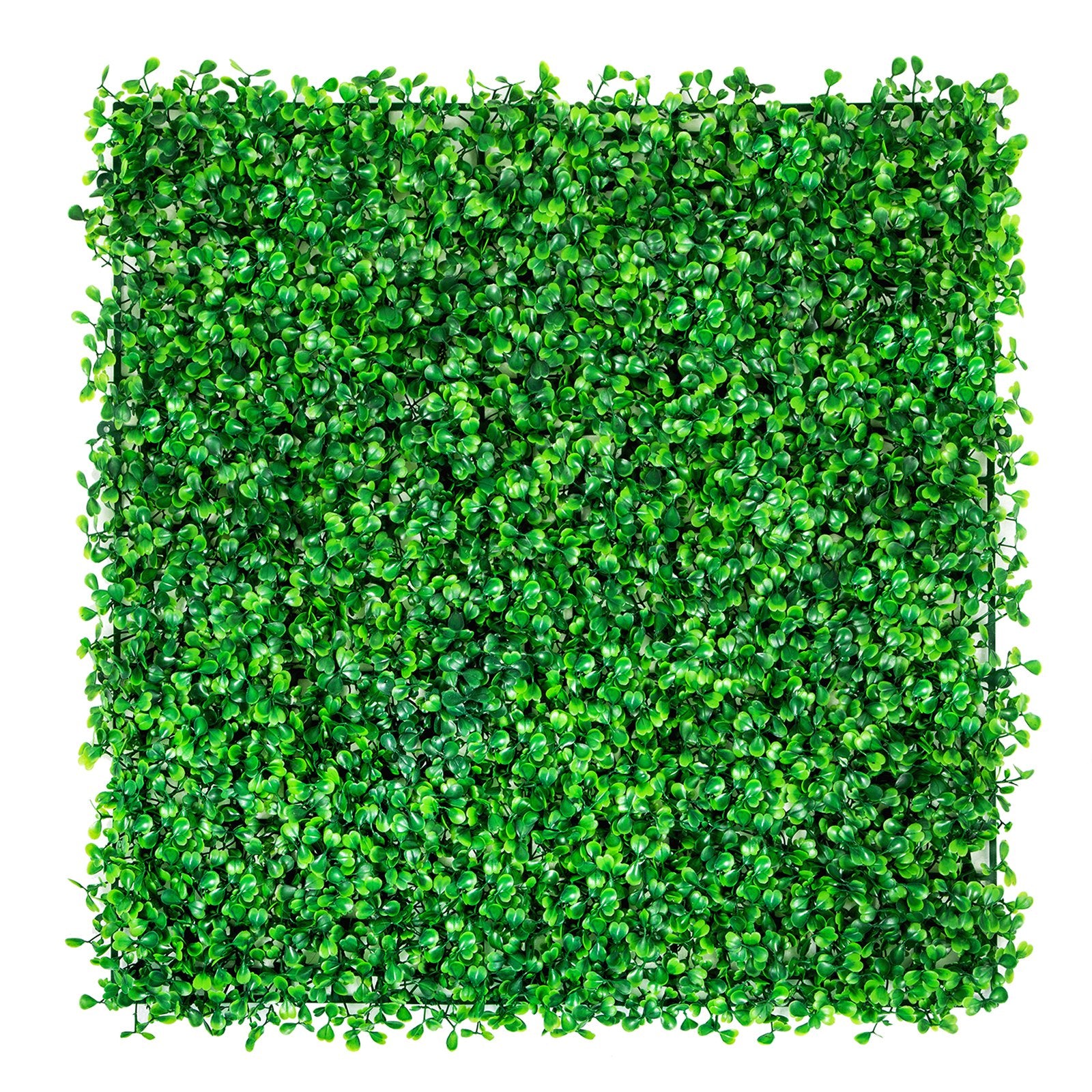 VEVOR 12PCS 10x10 inch Artificial Boxwood Panels, Boxwood Hedge Wall Mat,Artificial Grass Backdrop Wall, Privacy Hedge Screen UV Protected for Outdoor Indoor Garden Fence Backyard 11