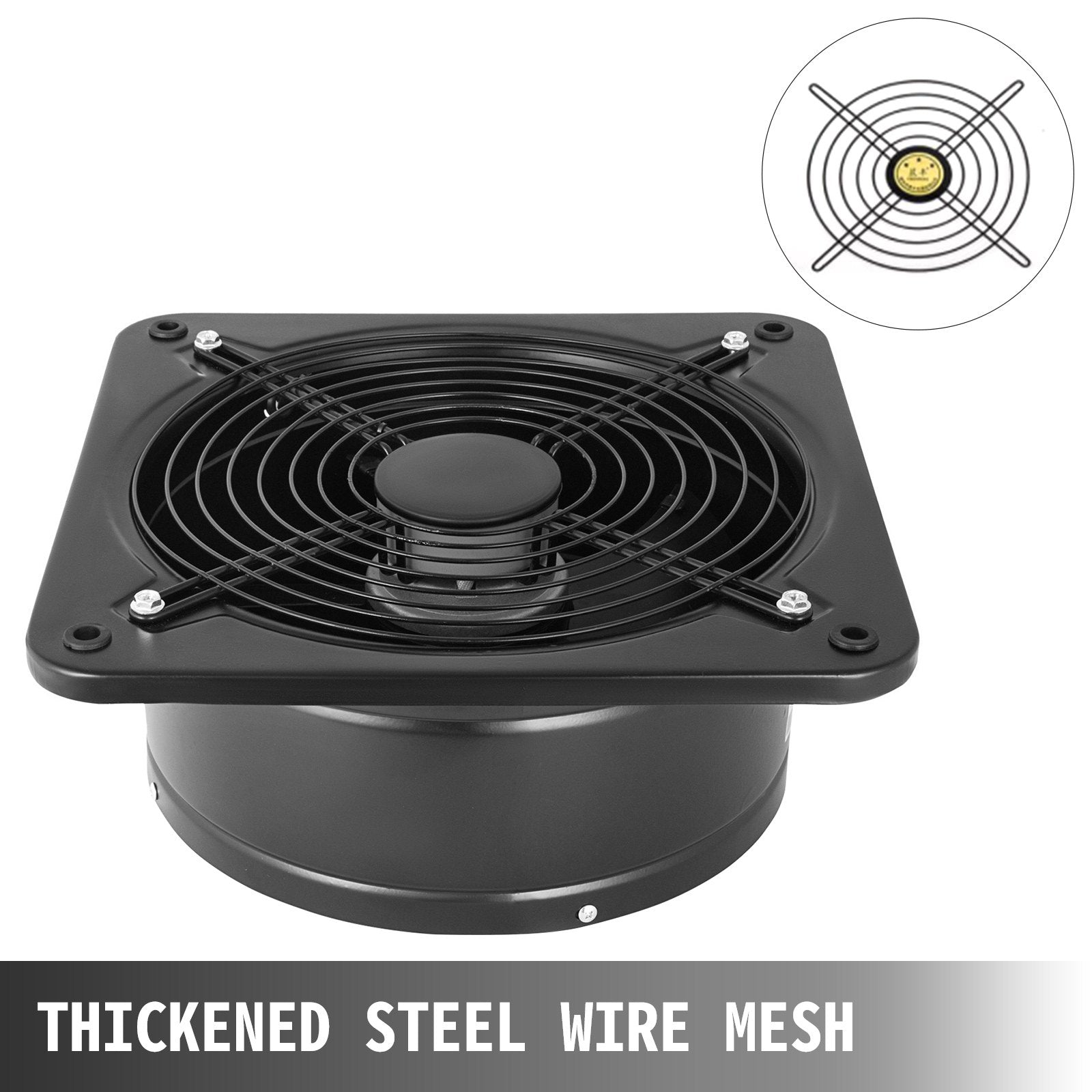 VEVOR 12 Inch Industrial Ventilation Extractor ventilation fan commercial air blower fan Metal Axial Exhaust 300MM Air Puller Fan (300MM/12 Inch) 5