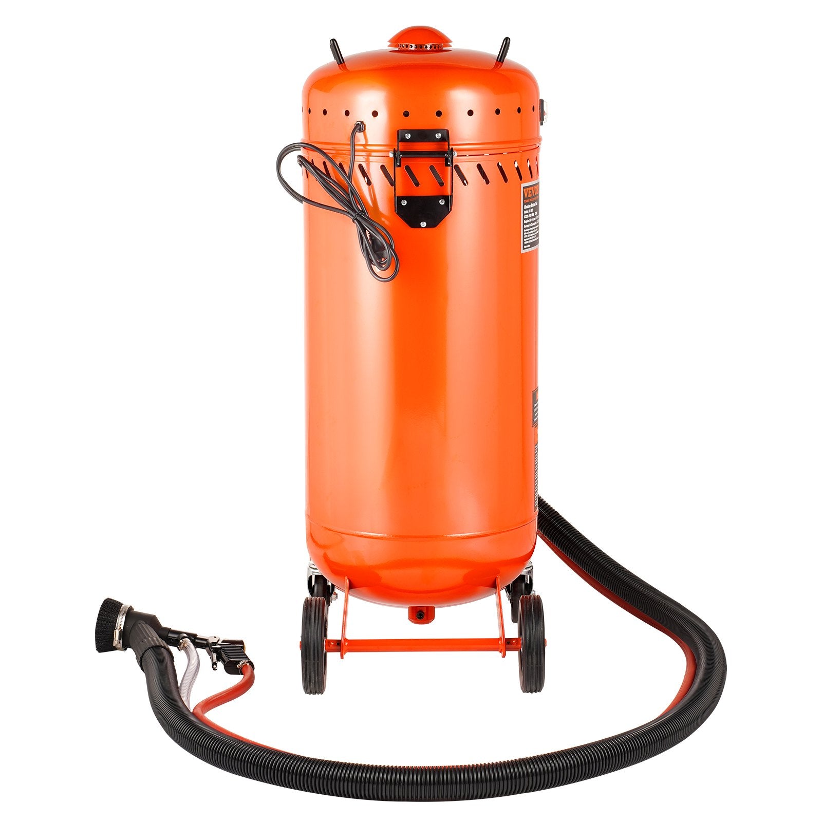 VEVOR 28 Gallon Vacuum Sand Blaster, Dustless Sandblaster with Built-in 1200W Vacuum System for Dust Control and Abrasive Recycle, 60-110 PSI Heavy Duty Abrasive Blasting Machine 10