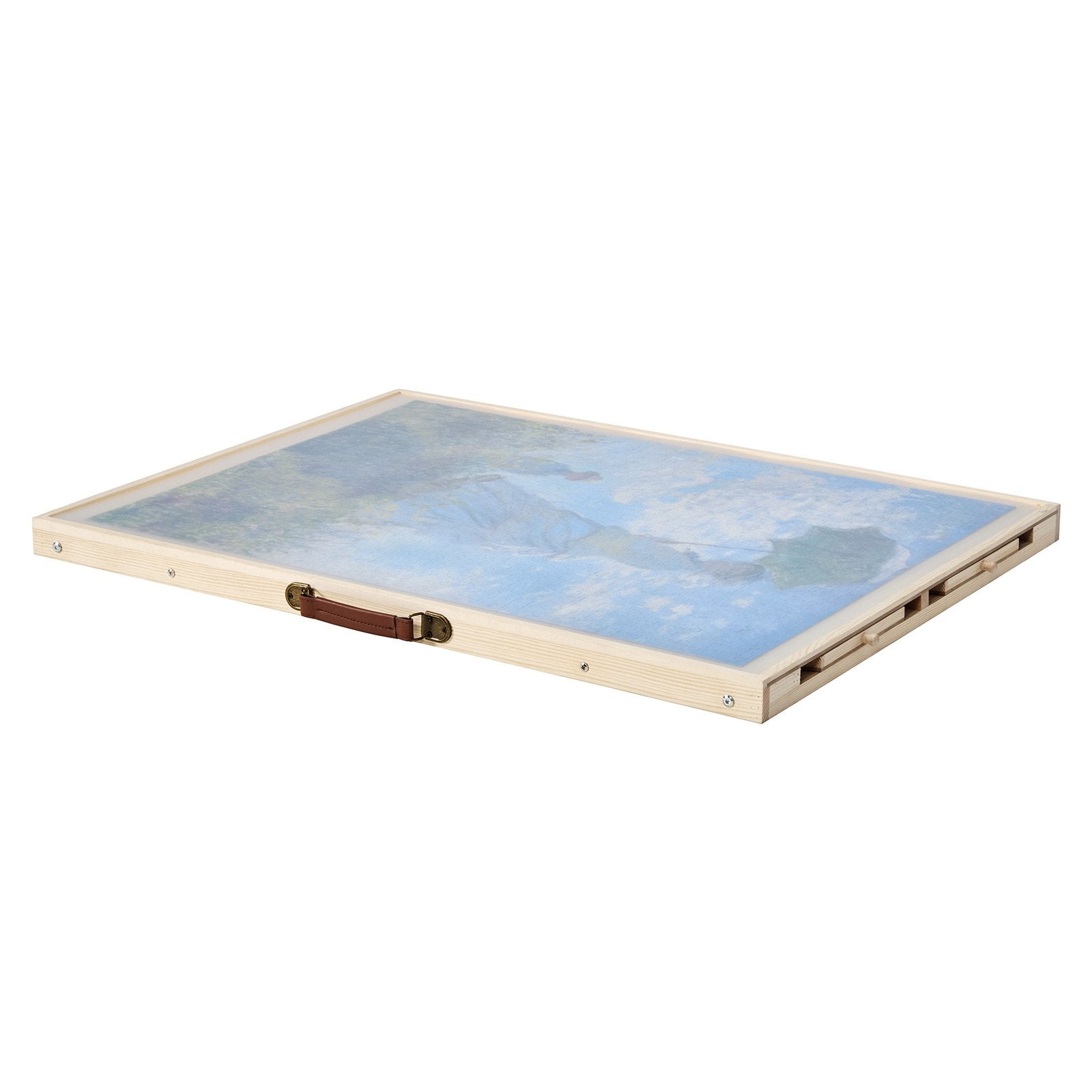 VEVOR 1500 Piece Puzzle Board with Folding Leg Portable Wooden Jigsaw 86x63cm 10