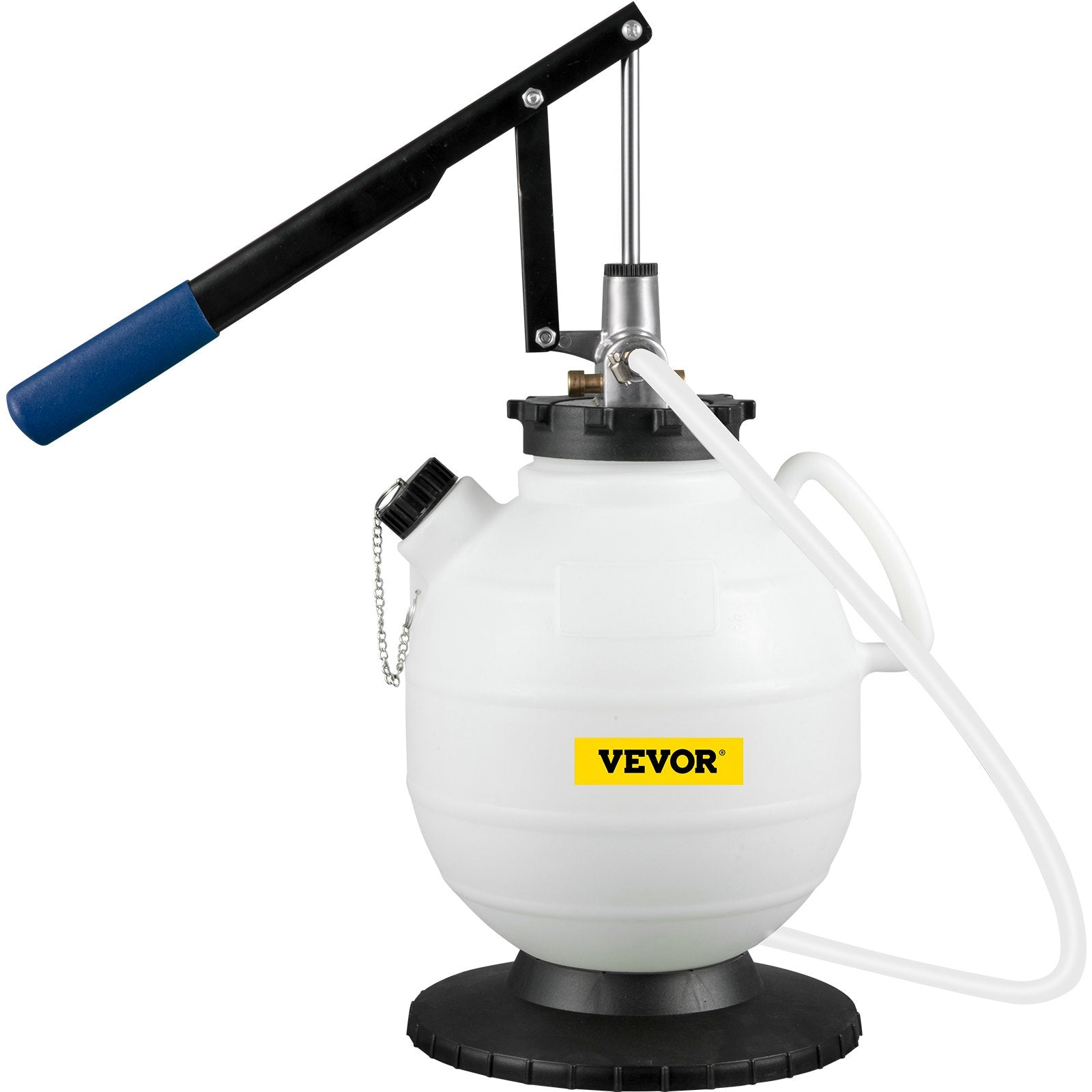 VEVOR Transmission Fluid Pressure Bleeder, 7.5L Large Capacity Transmission Oil Replacement Tool Set with 15 PCS ATF Filler Adapters, Transmission Oil Replacement Kit for Most Cars with Pressure Gauge 9