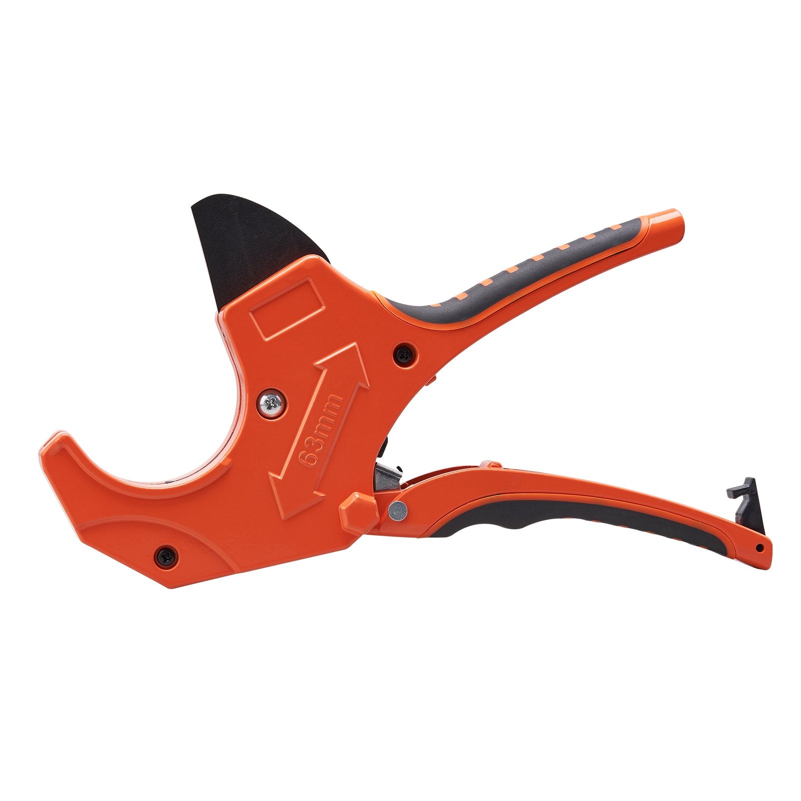 VEVOR PVC Pipe Cutter, 0-2-1/2" O.D. Ratcheting PVC Pipe Cutter, Heavy Duty Tube Cutting Tool with Spare SK5 Blade for PVC, CPVC, PP-R, PEX, PE, Rubber Hoses 11