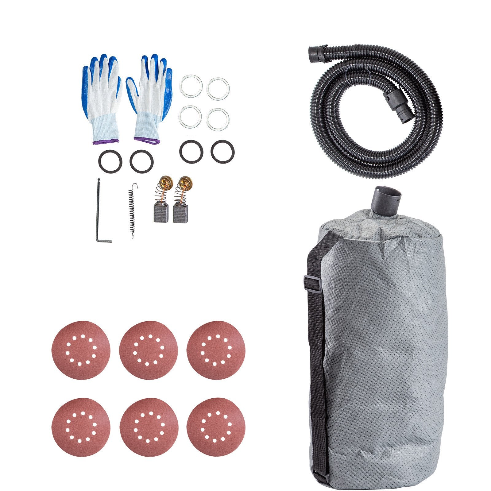 VEVOR Drywall Sander 750W, Electric Drywall Sander, Foldable Sheetrock Sander, with Telescope Handle, Electric Sander, Variable Speed 800-1750 RPM, Wall Sander, with LED Strip Light and Vacuum Bag 9