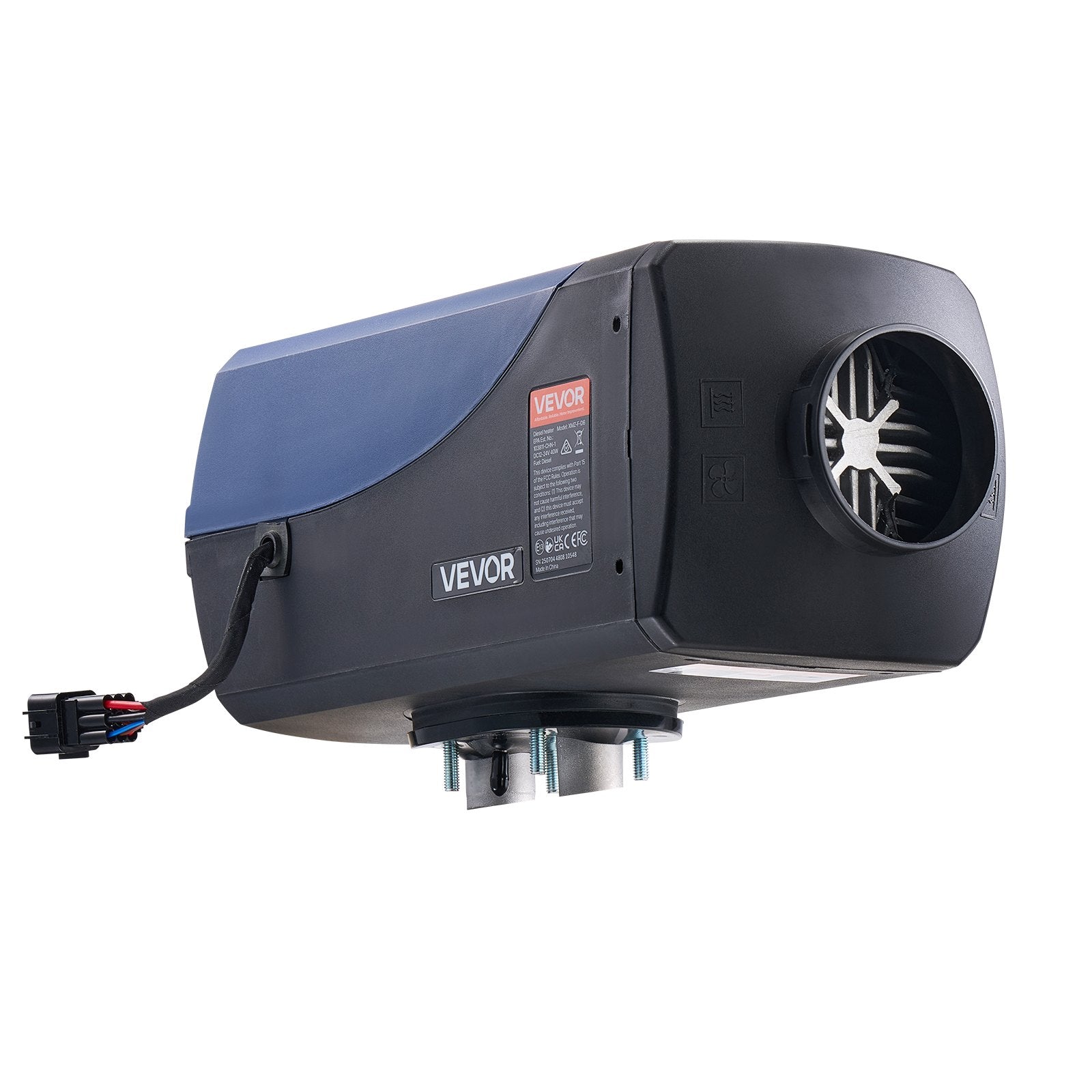 VEVOR Diesel Heater, 8KW, DC 12V/24V, Portable Diesel Air Heater with Remote Control and LCD Screen, Fast Heating Low Noise, 10 L Large Fuel Tank for Vehicles, Vans, RVs, Campers, and Trucks 11