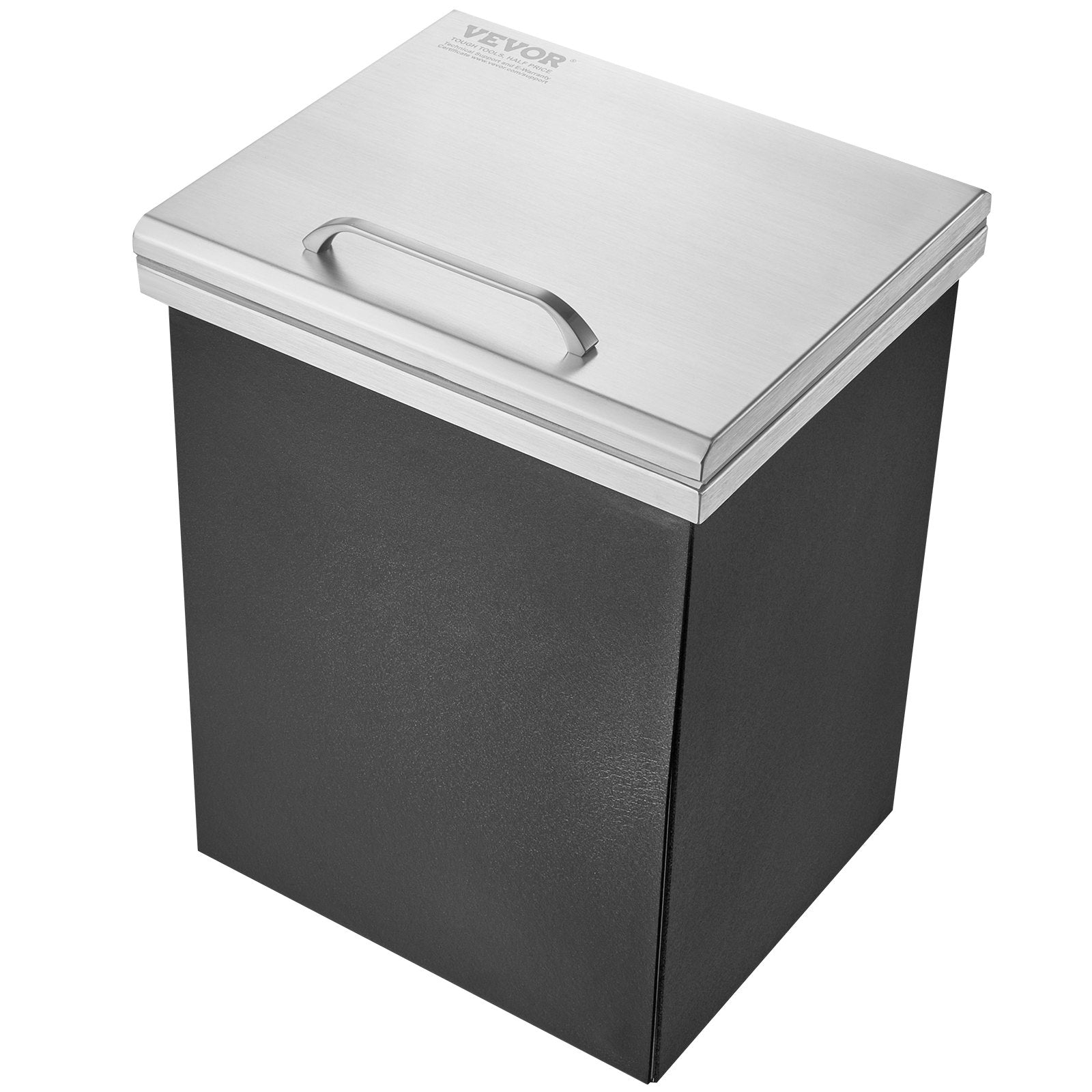 VEVOR Drop in Ice Chest, 14"L x 12"W x 18"H Stainless Steel Ice Cooler, Commercial Ice Bin with Hinged Cover, 40 qt Outdoor Kitchen Ice Bar, Drain-pipe and Drain Plug Included, for Cold Wine Beer 11