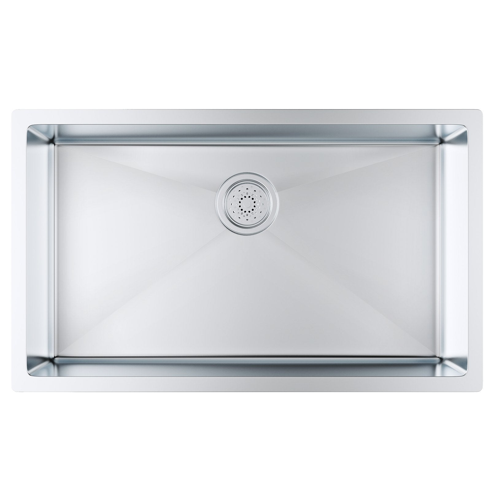 VEVOR Kitchen Sink, 304 Stainless Steel Drop-In Sinks, Undermount Single Bowl Basin with Accessories(Pack of 3), Household Dishwasher Sinks for Workstation, RV, Prep Kitchen, and Bar Sink, 30 inch