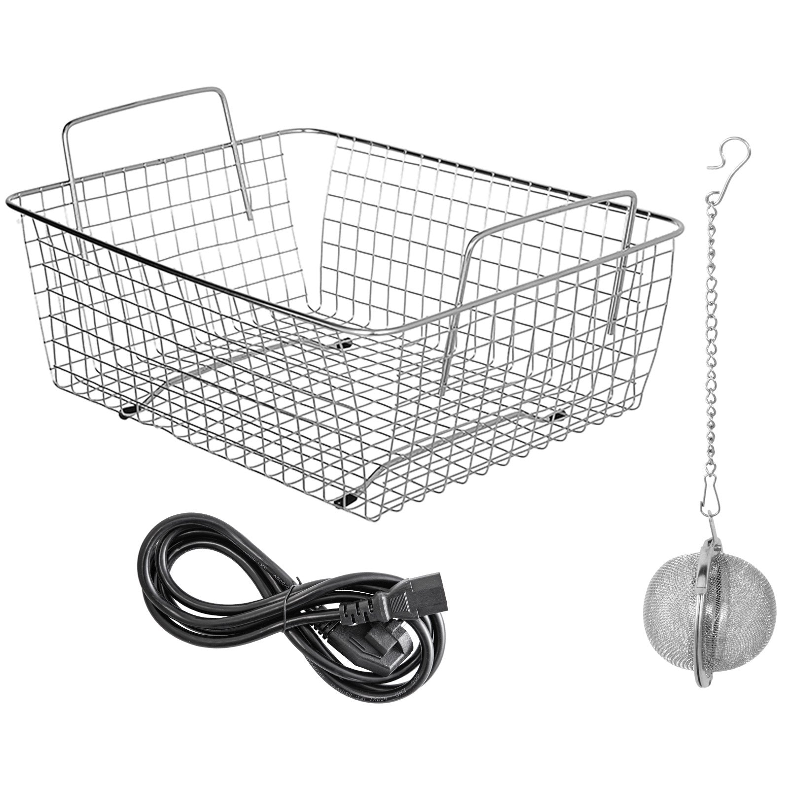 VEVOR Digital Ultrasonic Cleaner 3L Ultrasonic Cleaning Machine 220V 50kHz Sonic Cleaner Machine 304 Stainless Steel Ultrasonic Cleaner Machine with Heater and Timer for Cleaning Jewelry Glasses Watch 8