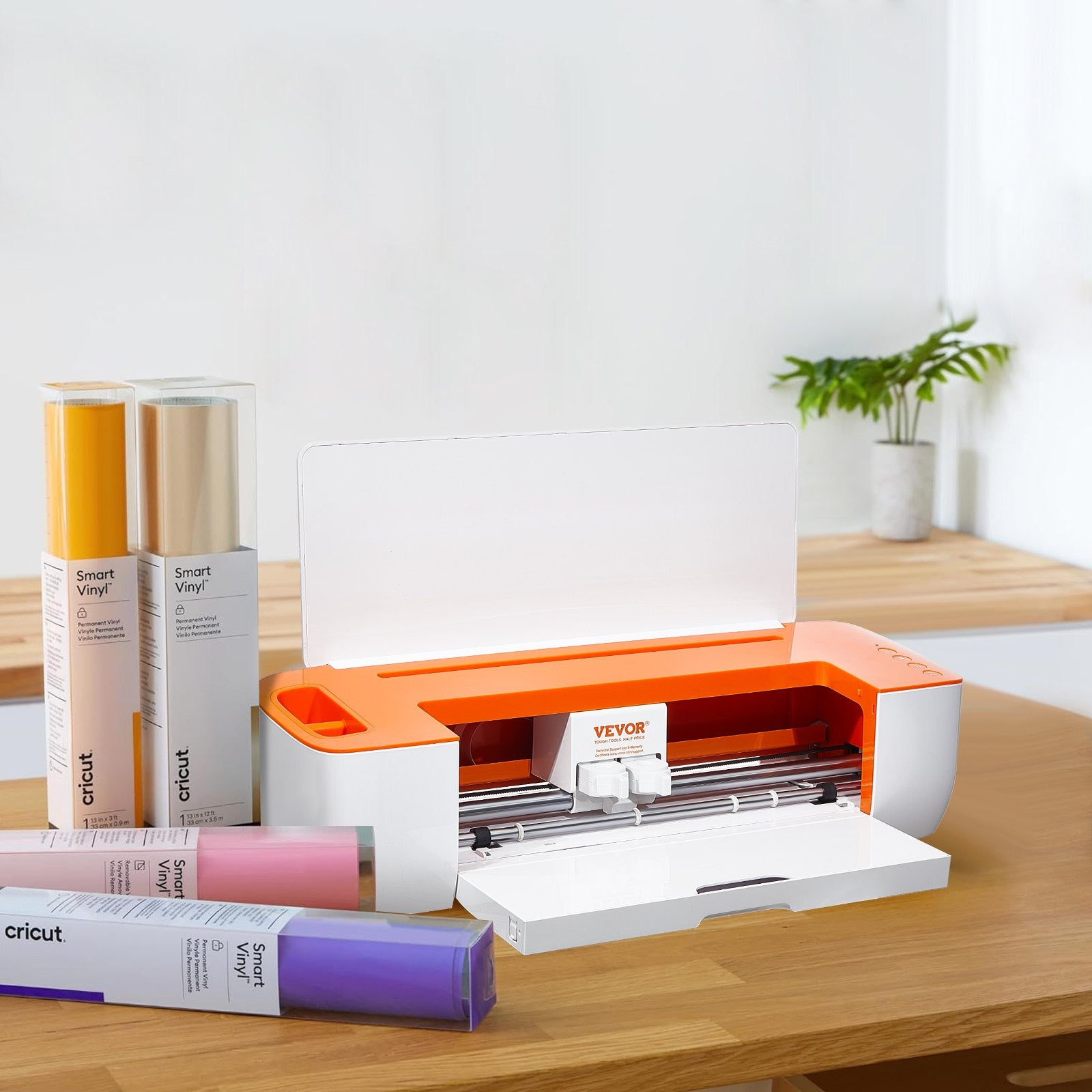 VEVOR Vinyl Cutter Machine, Bluetooth Connectivity DIY Cutting Machine, Compatible with iOS, Android, Windows and Mac, Massive Designs Included, for Creating Customized Cards, Home Decor 8