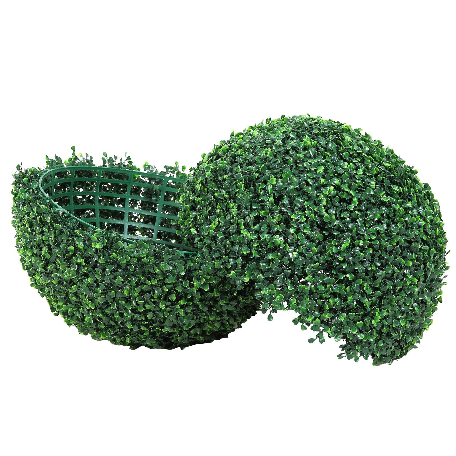 VEVOR Artificial Topiaries Boxwood Trees, (2 Pieces), Ball-Shape Faux Topiaries Plant, All-year Green Feaux Plant Decorative Balls for Backyard, Balcony,Garden, Wedding and Home 11