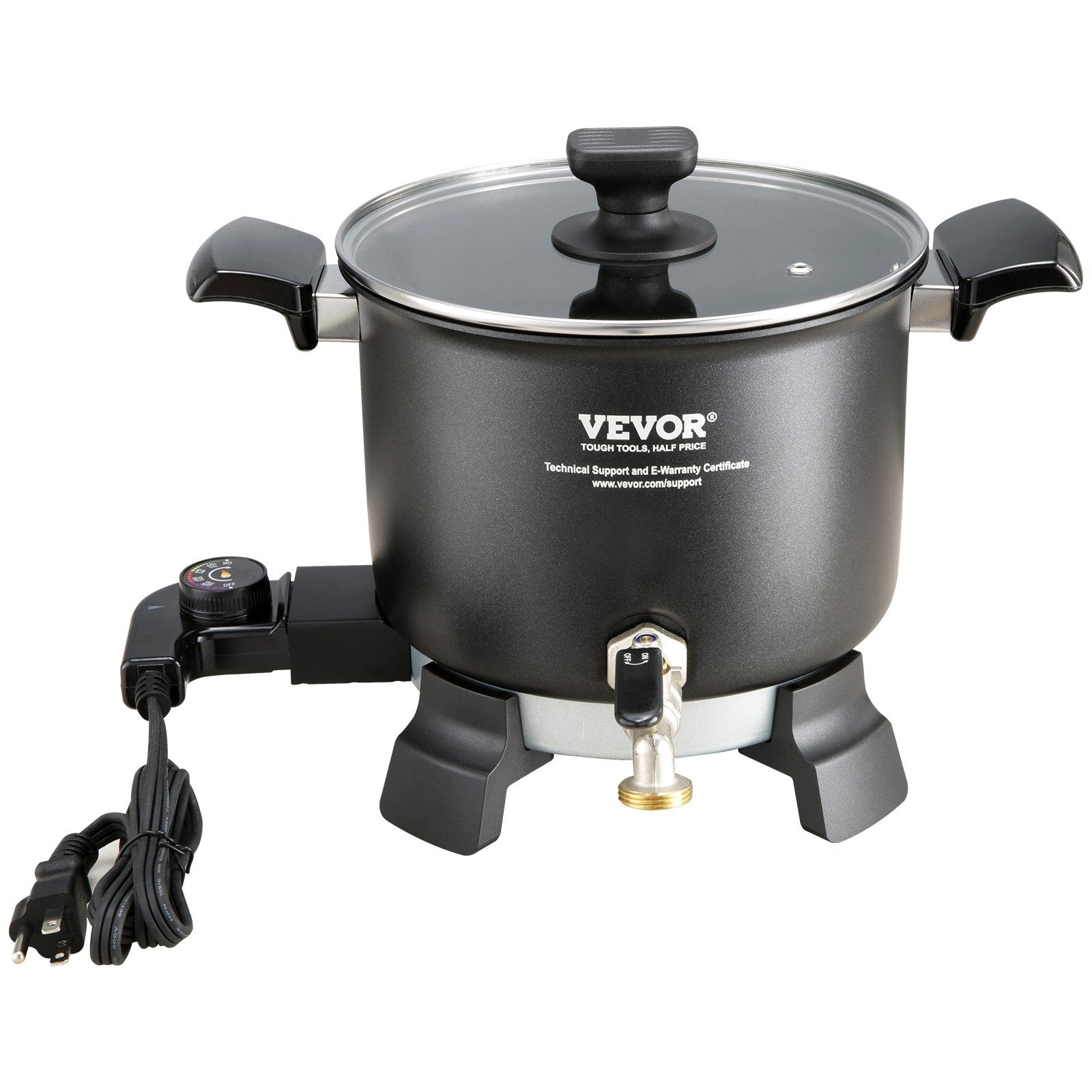 VEVOR Wax Melter for Candle Making, 5 Liter Large Electric Wax Melting Pot Easy Pour Spout, 4-level Temperature Control, Easy Clean for Candle Soap Cream Beauty Bulk Production Business or Home