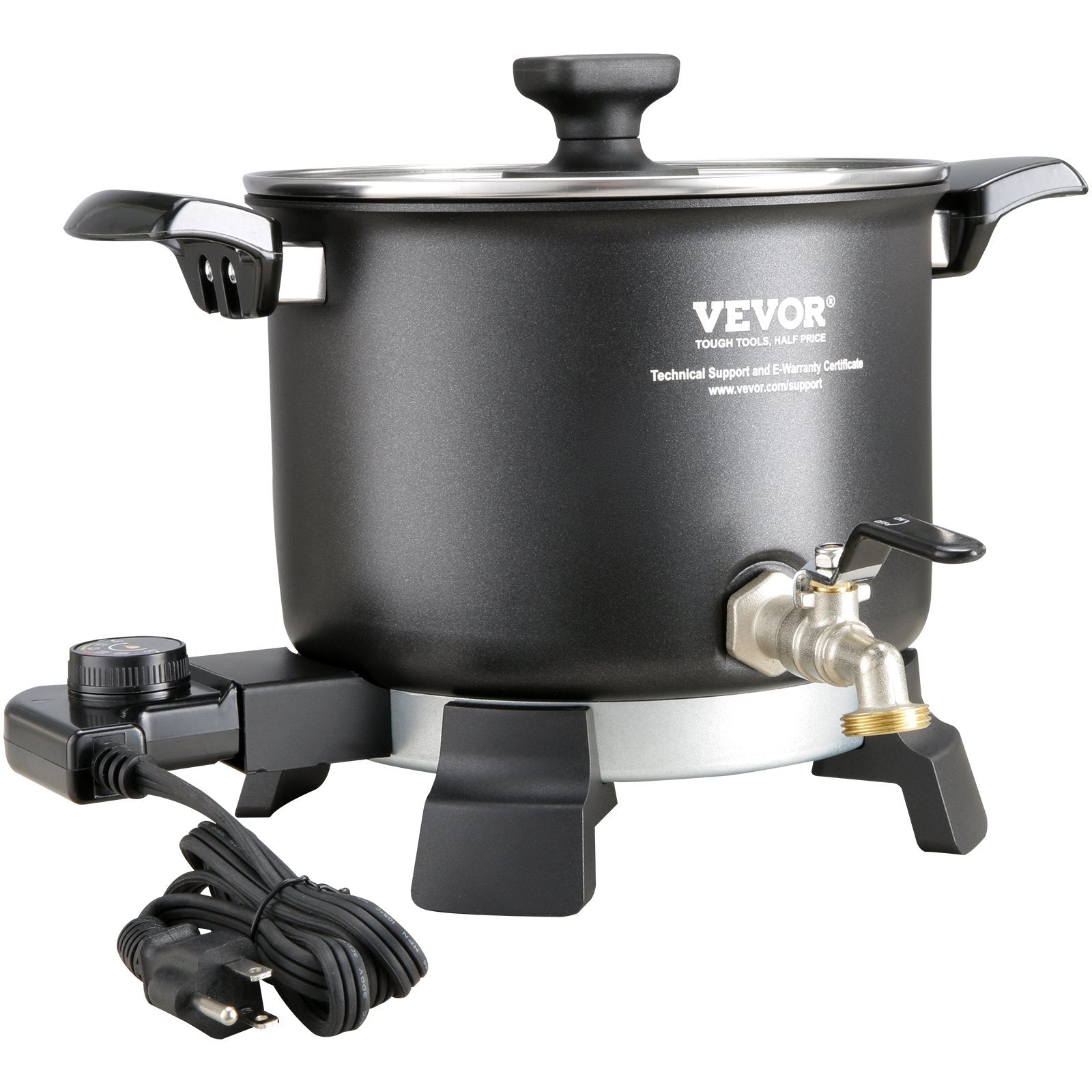 VEVOR Wax Melter for Candle Making, 5 Liter Large Electric Wax Melting Pot Easy Pour Spout, 4-level Temperature Control, Easy Clean for Candle Soap Cream Beauty Bulk Production Business or Home 10