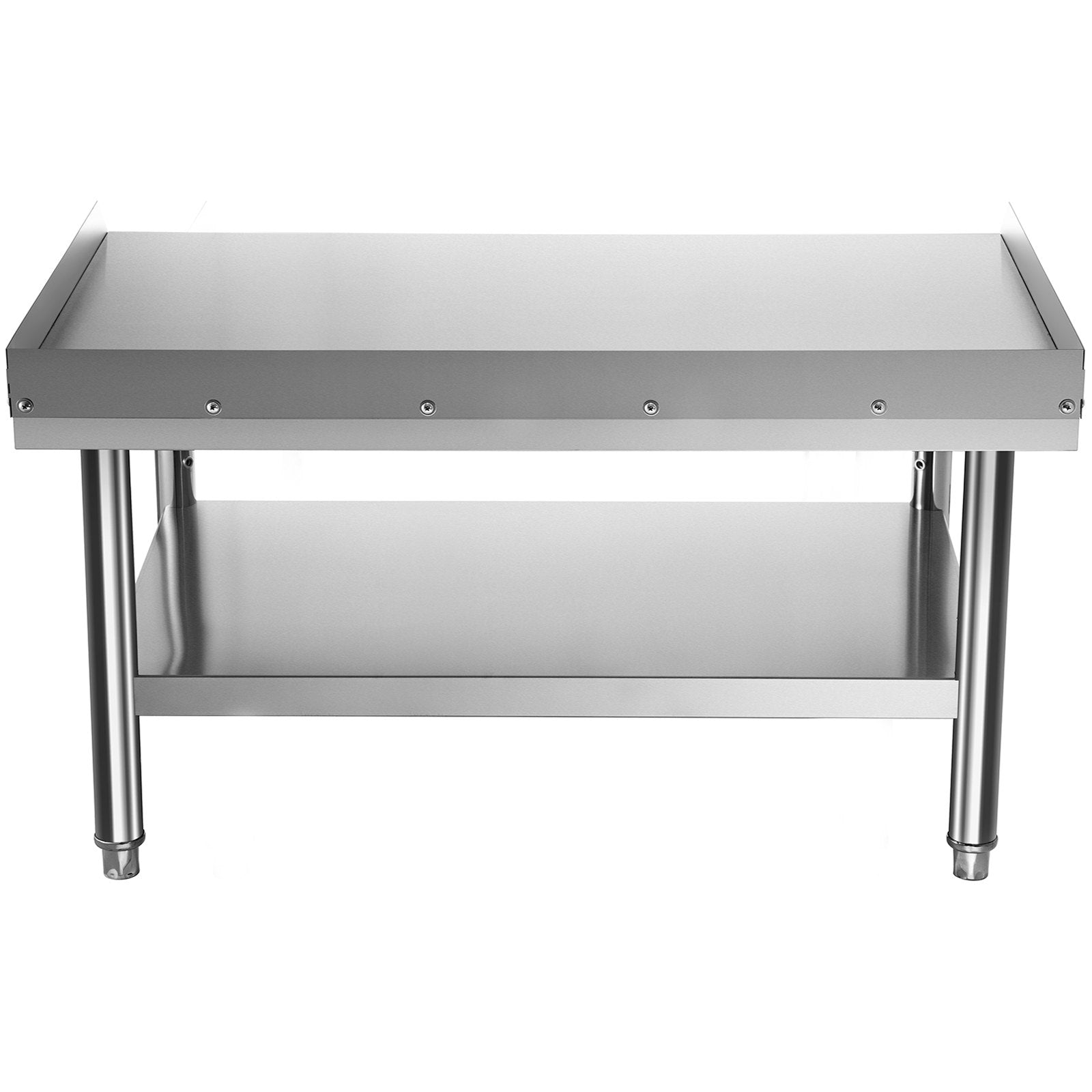 VEVOR Stainless Steel Equipment Grill Stand, 152x76x61 cm Stainless Table, Grill Stand Table with Adjustable Storage Undershelf, Equipment Stand Grill Table for Hotel, Home, Restaurant Kitchen 10