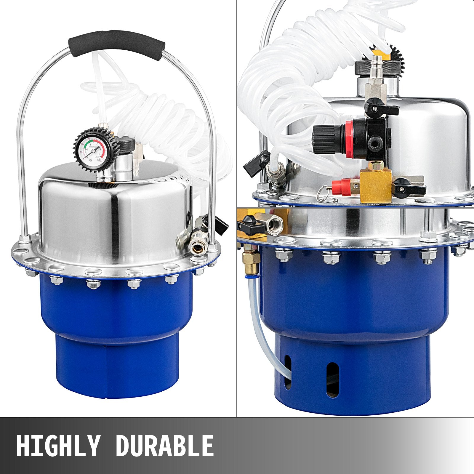 Vevor Pneumatic Air Pressure Bleeder Brake Bleeder and Clutch Bleeder Valve System Kit 6