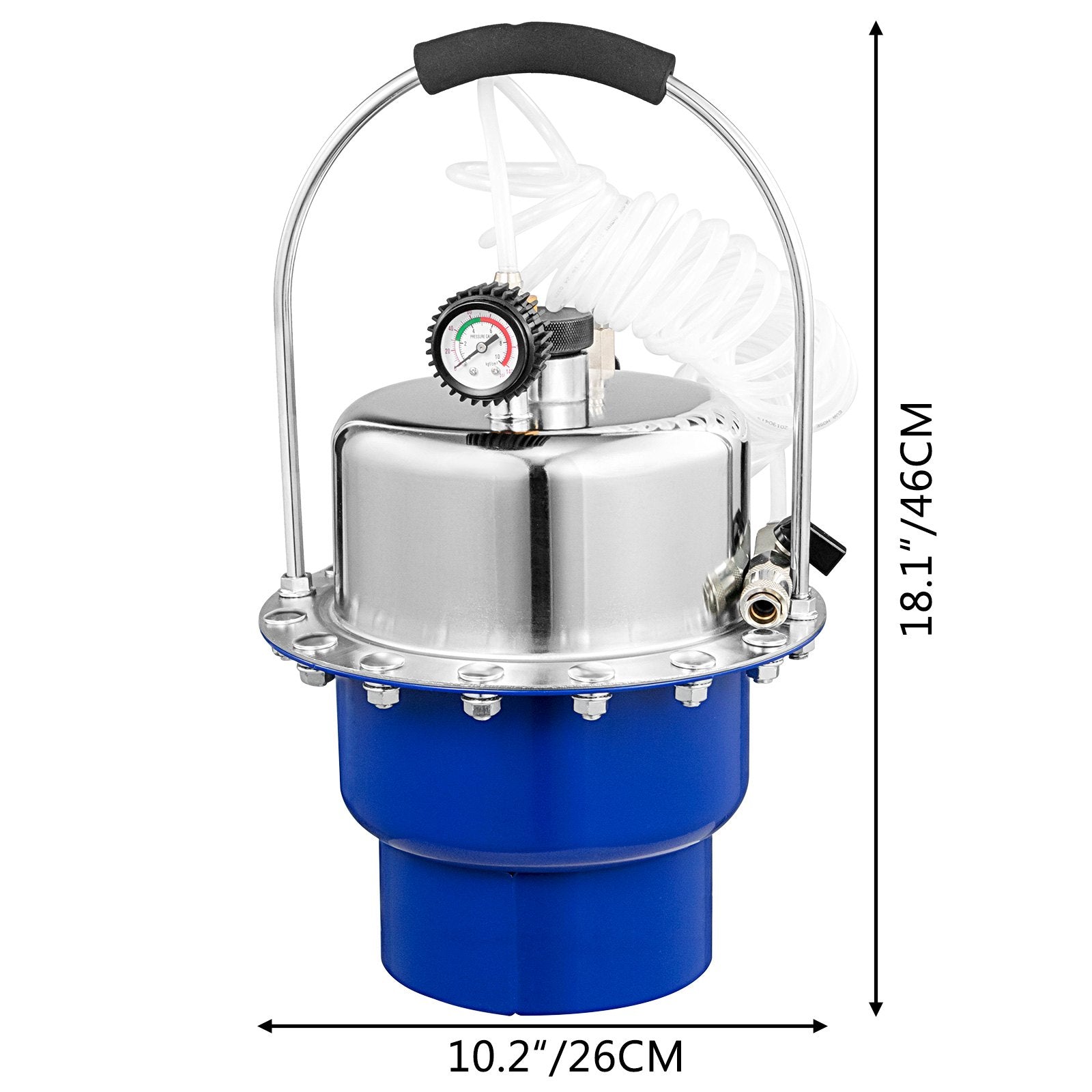 Vevor Pneumatic Air Pressure Bleeder Brake Bleeder and Clutch Bleeder Valve System Kit 8