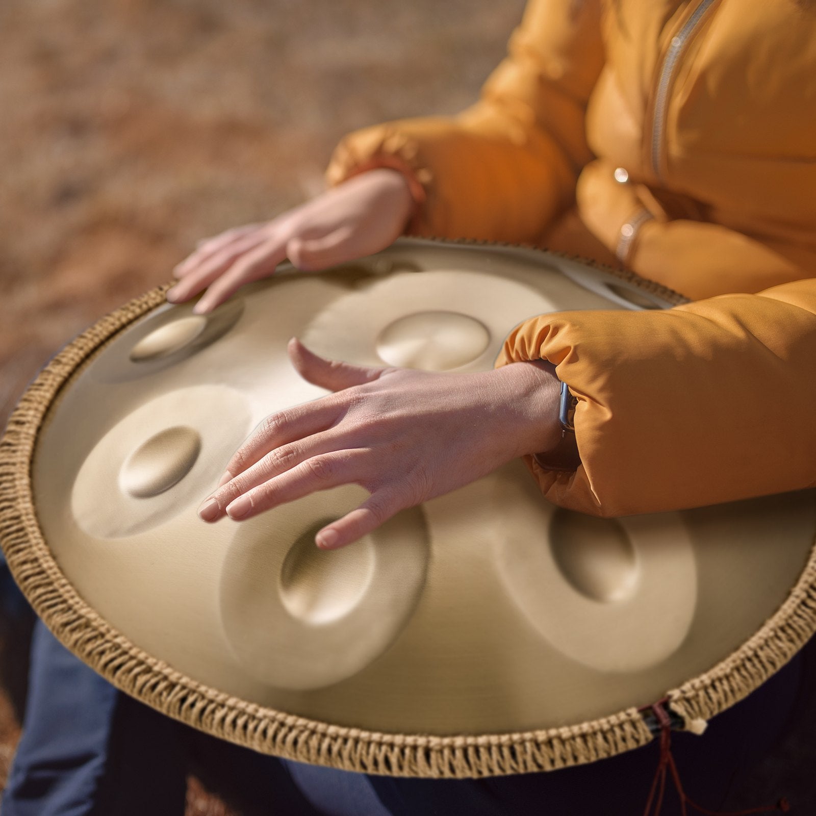 VEVOR Handpan Drum 22 in 9 Notes D Minor Steel Hand Drum with Mallets for Adult 7