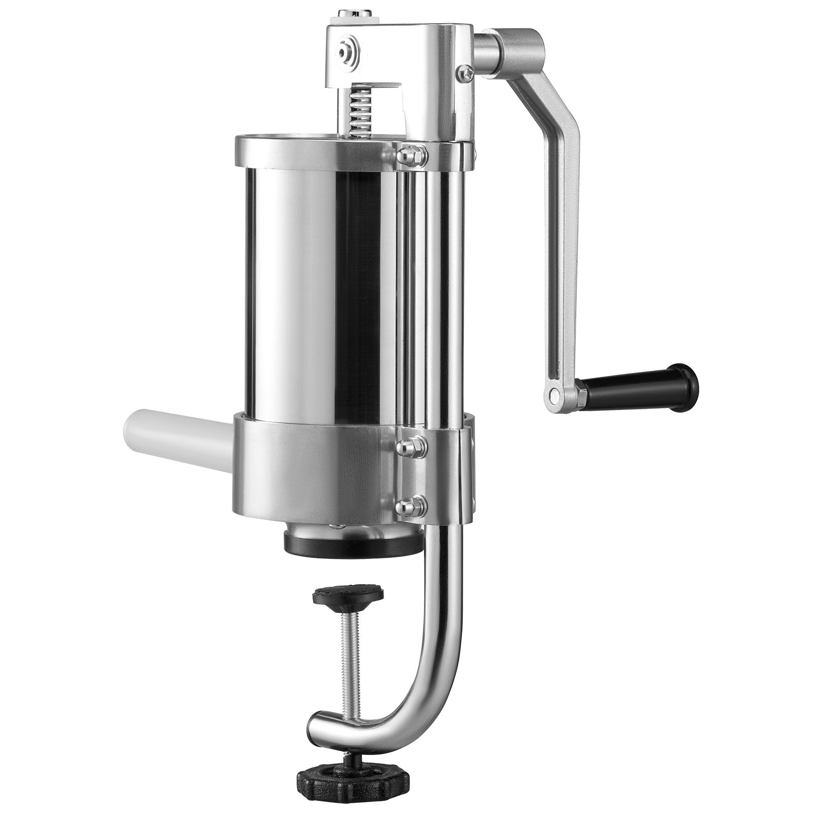 VEVOR Sausage Stuffer 2.5LBS/1.5L Capacity Homemade Sausage Maker Stainless Steel 10
