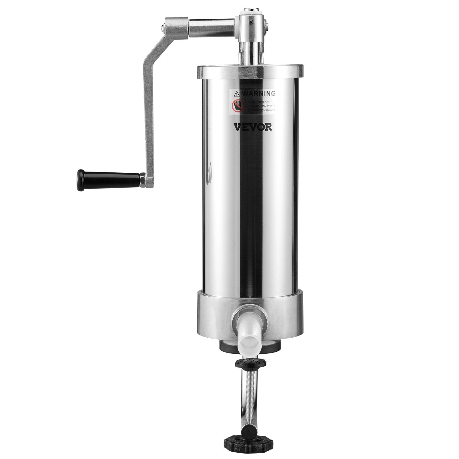 VEVOR Sausage Stuffer 5LBS/3L Capacity Homemade Sausage Maker Stainless Steel 6