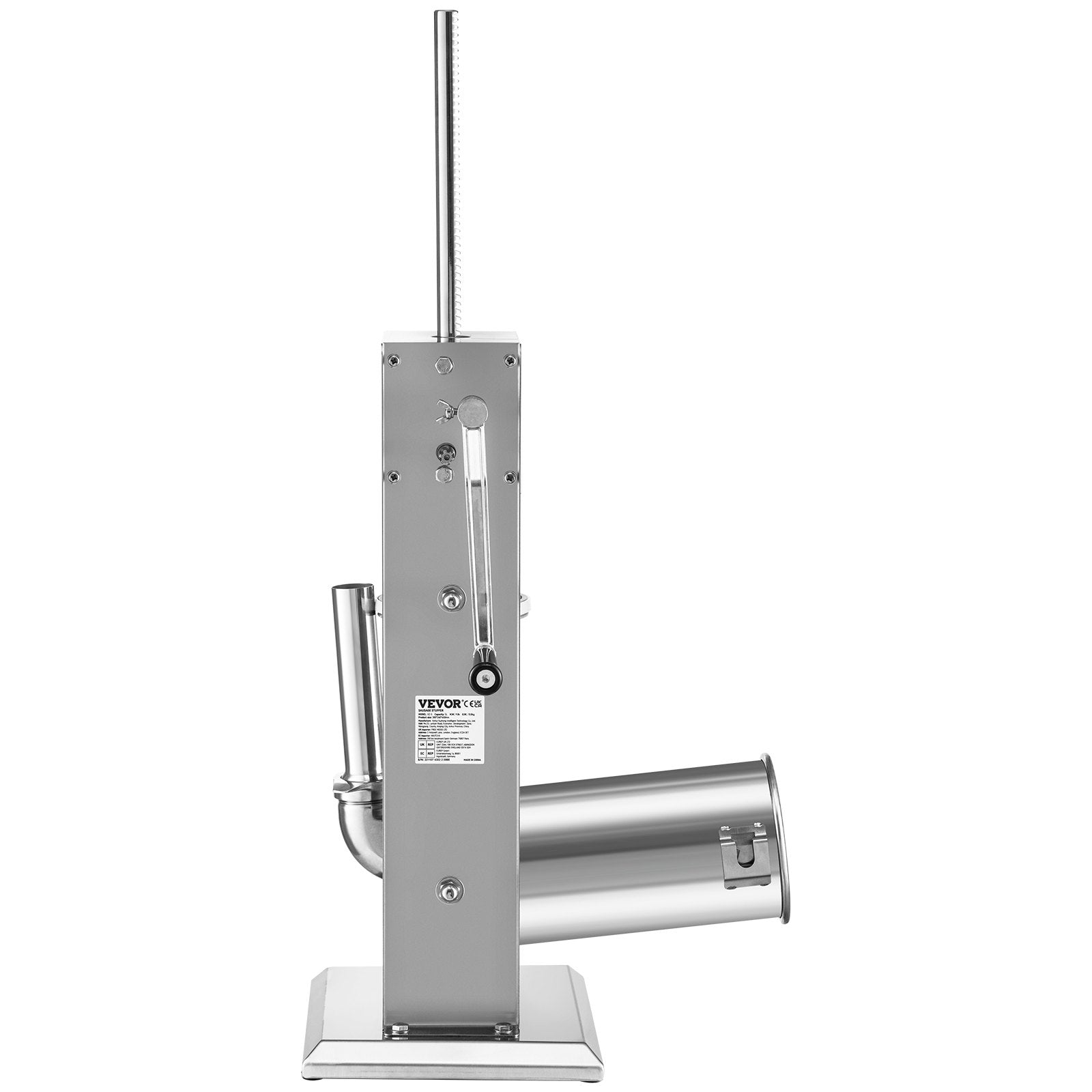VEVOR Sausage Stuffer 8LBS/5L Capacity Homemade Sausage Maker Stainless Steel 10