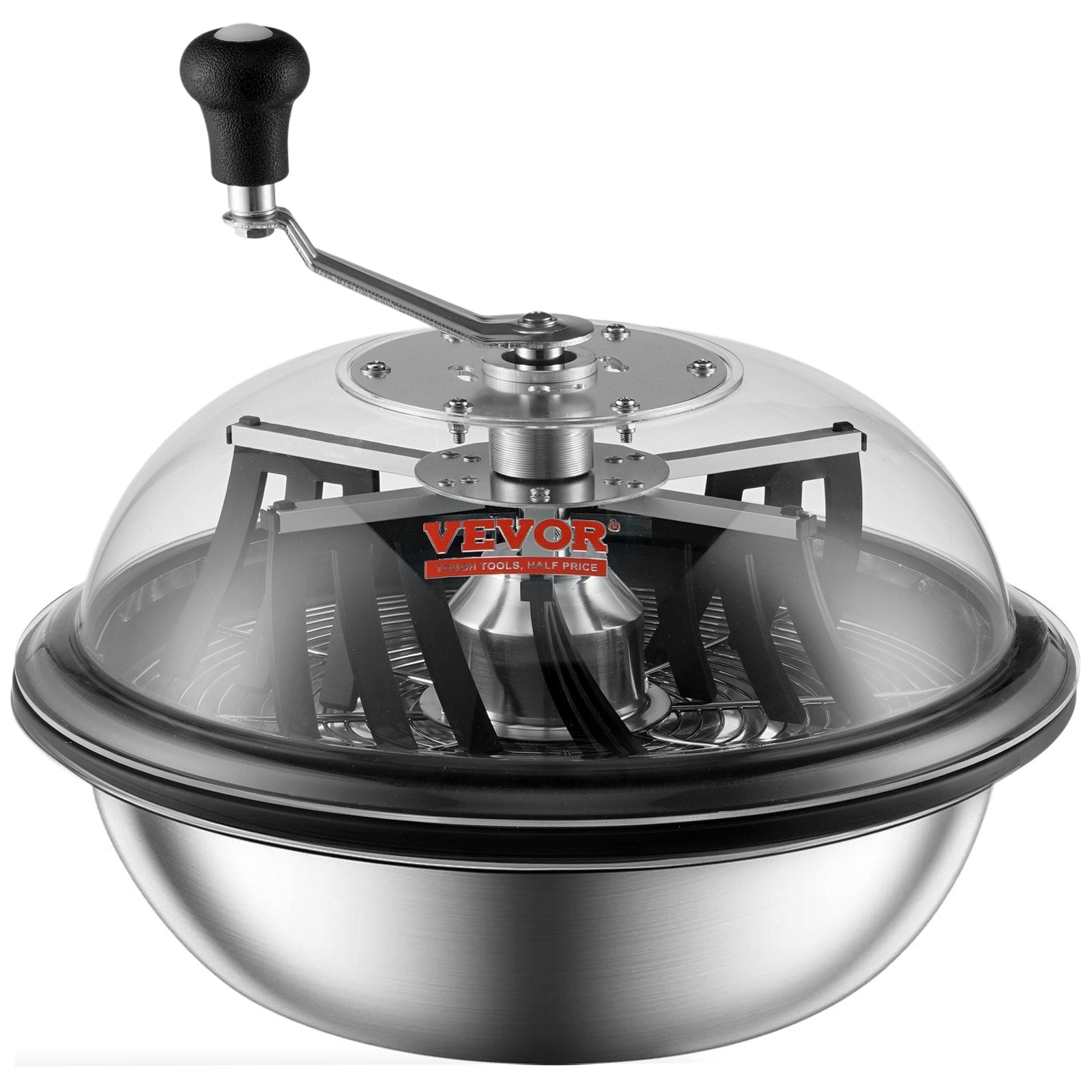 VEVOR Leaf Bowl Trimmer 16'' Manual Bud Trimmer with Stainless-Steel Blades