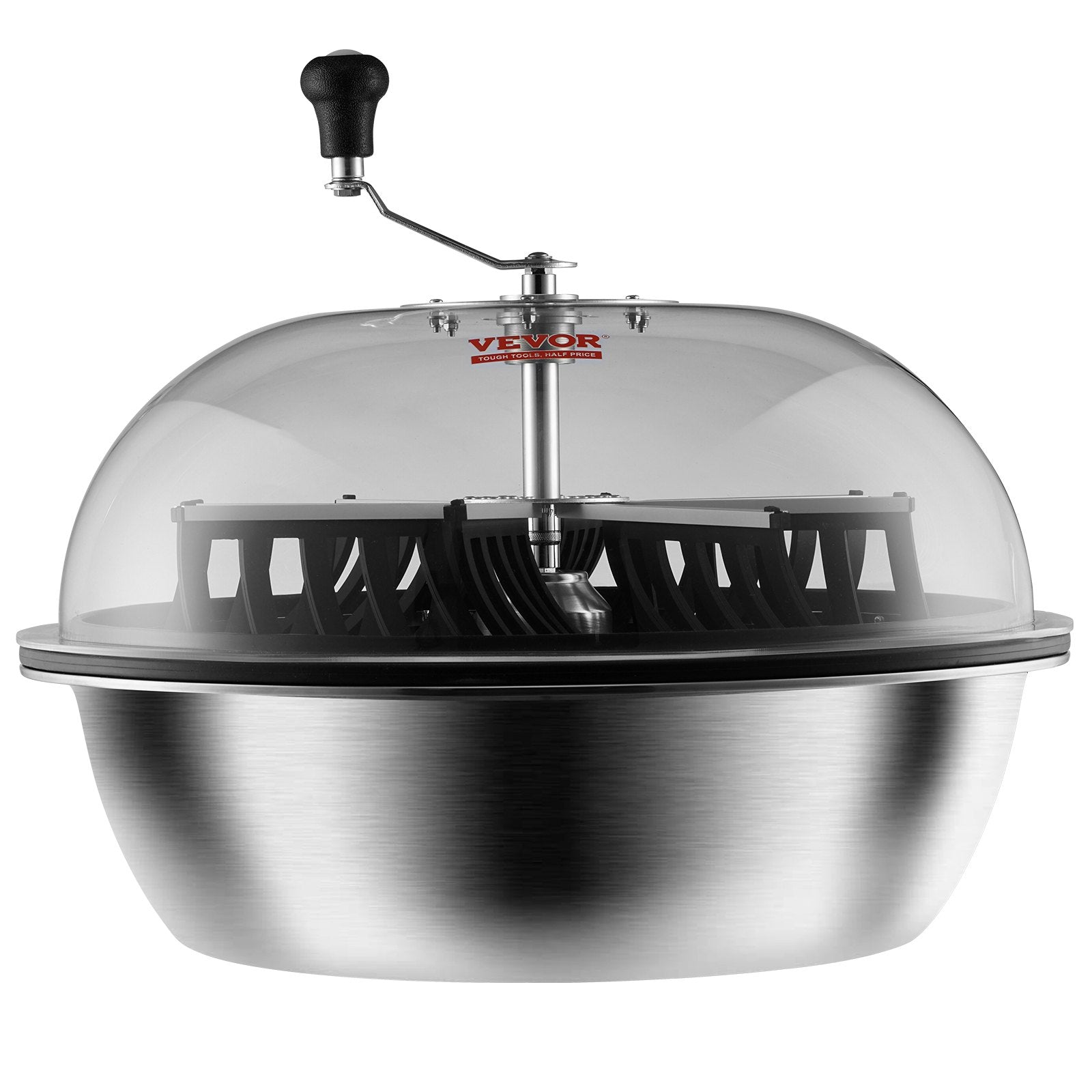 VEVOR Leaf Bowl Trimmer, 24'' Trimmer Bowl, Manual Bud Trimmer with Stainless-Steel Blades for Twisted Spin Cut, Clear Visibility Dome and Hand Pruner Included, for Cutting Leaves, Buds, Flowers 9