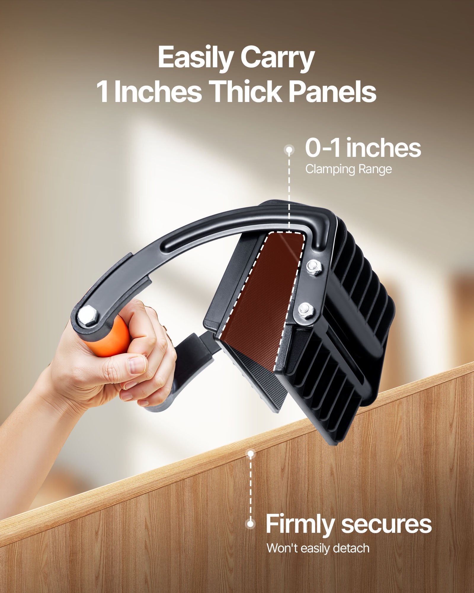 VEVOR Plywood Carrier 90.7 kg Drywall Carrying Tool for 0-25.4 mm Thickness 3