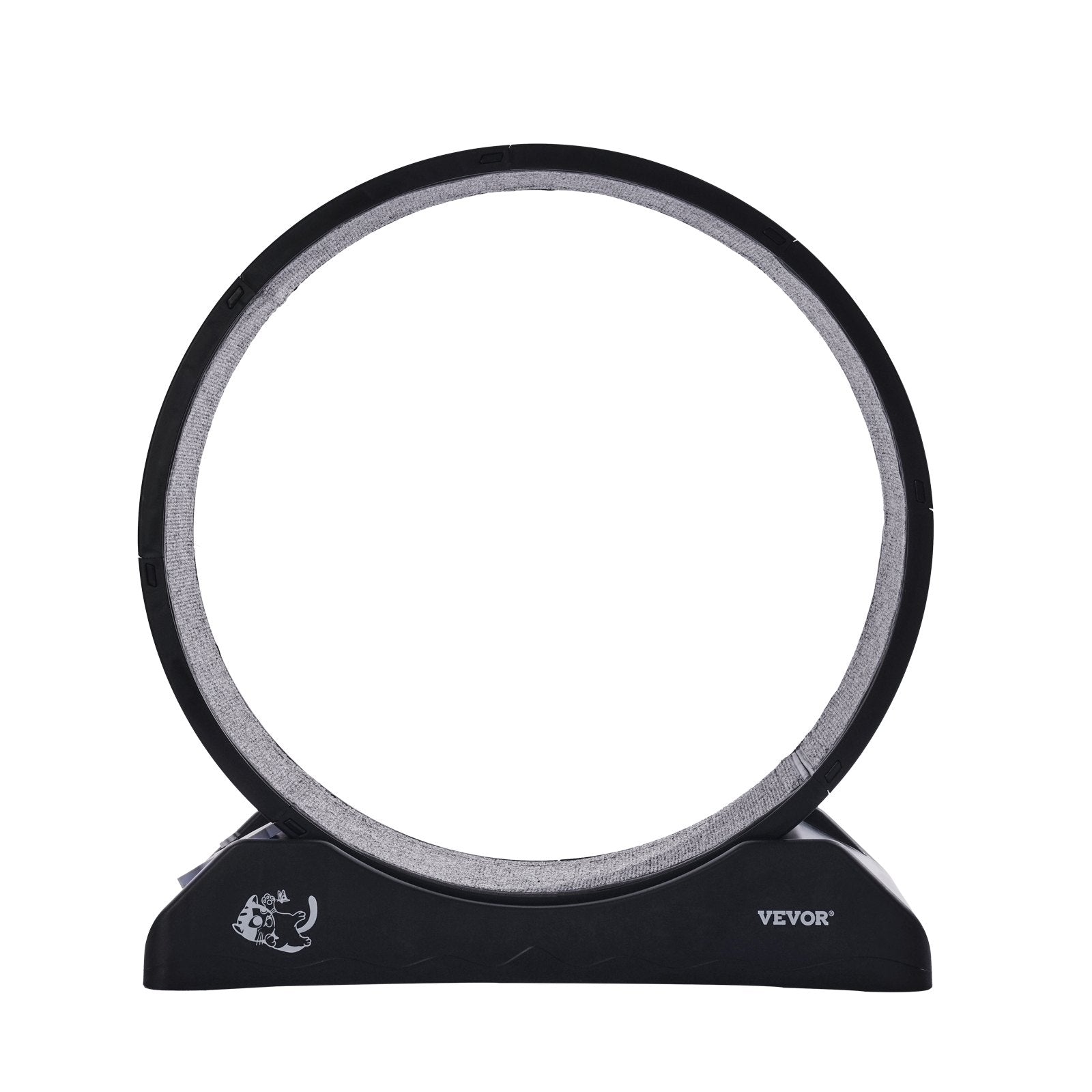 VEVOR Cat Exercise Wheel, 31.5 in, Large Cat Running Wheel with Secure Brake & Carpeted Runway, Quiet Operation Cat Treadmill, Indoor Cats Exerciser Wheel for Pets Weight Loss & Health Black 9