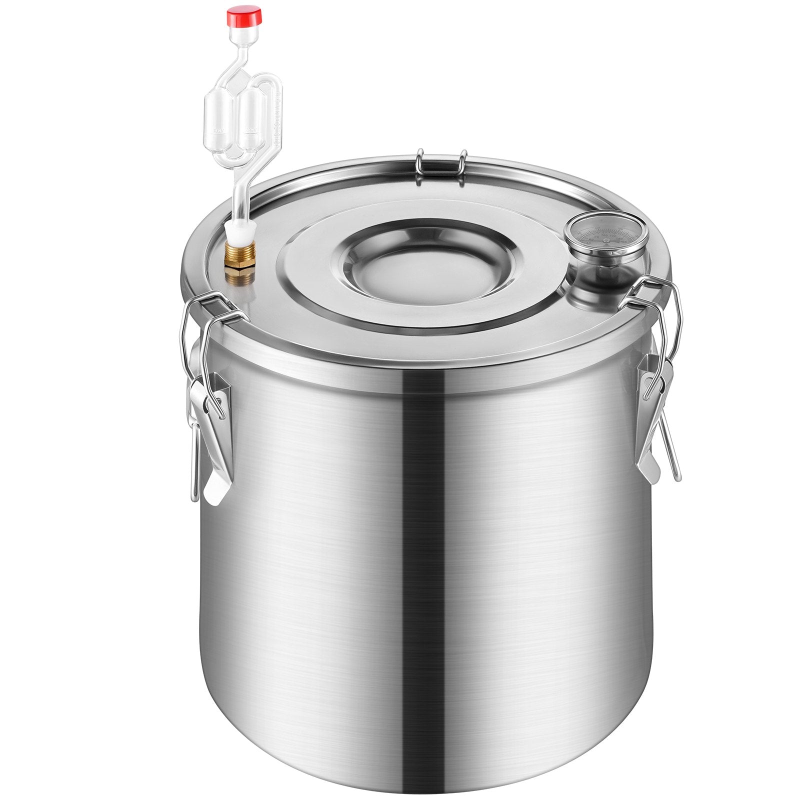 VEVOR Moonshine Still Water Alcohol Distiller 13.2Gal w/Thumper Keg & Water Pump 9